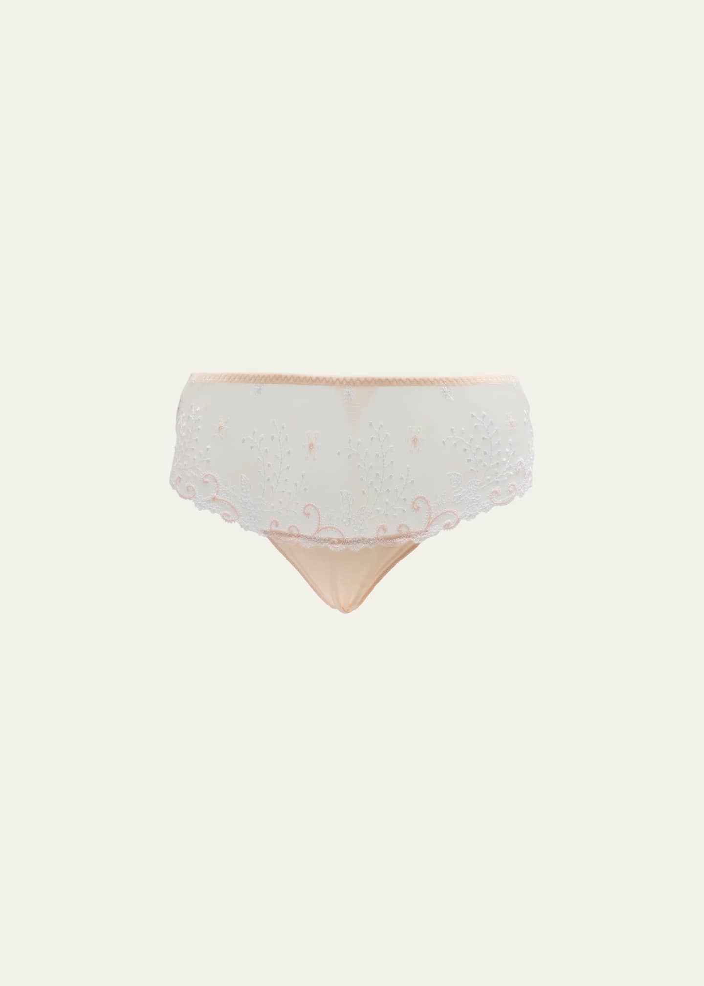 Simone Perele Delice Floral-Embroidered Boyshorts Image 4 of 4