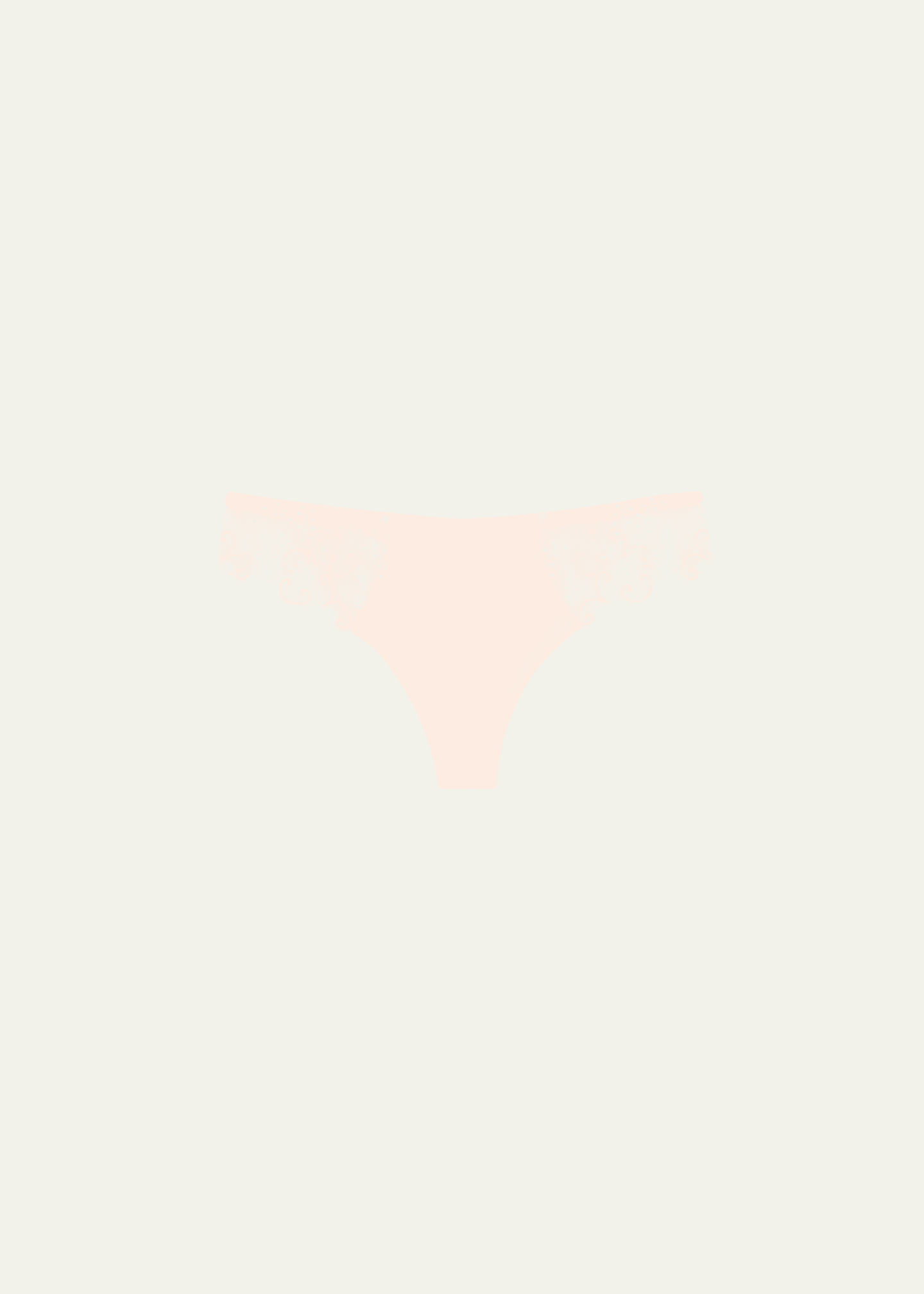 Simone Perele Delice Lace Mesh Thong Image 1 of 2