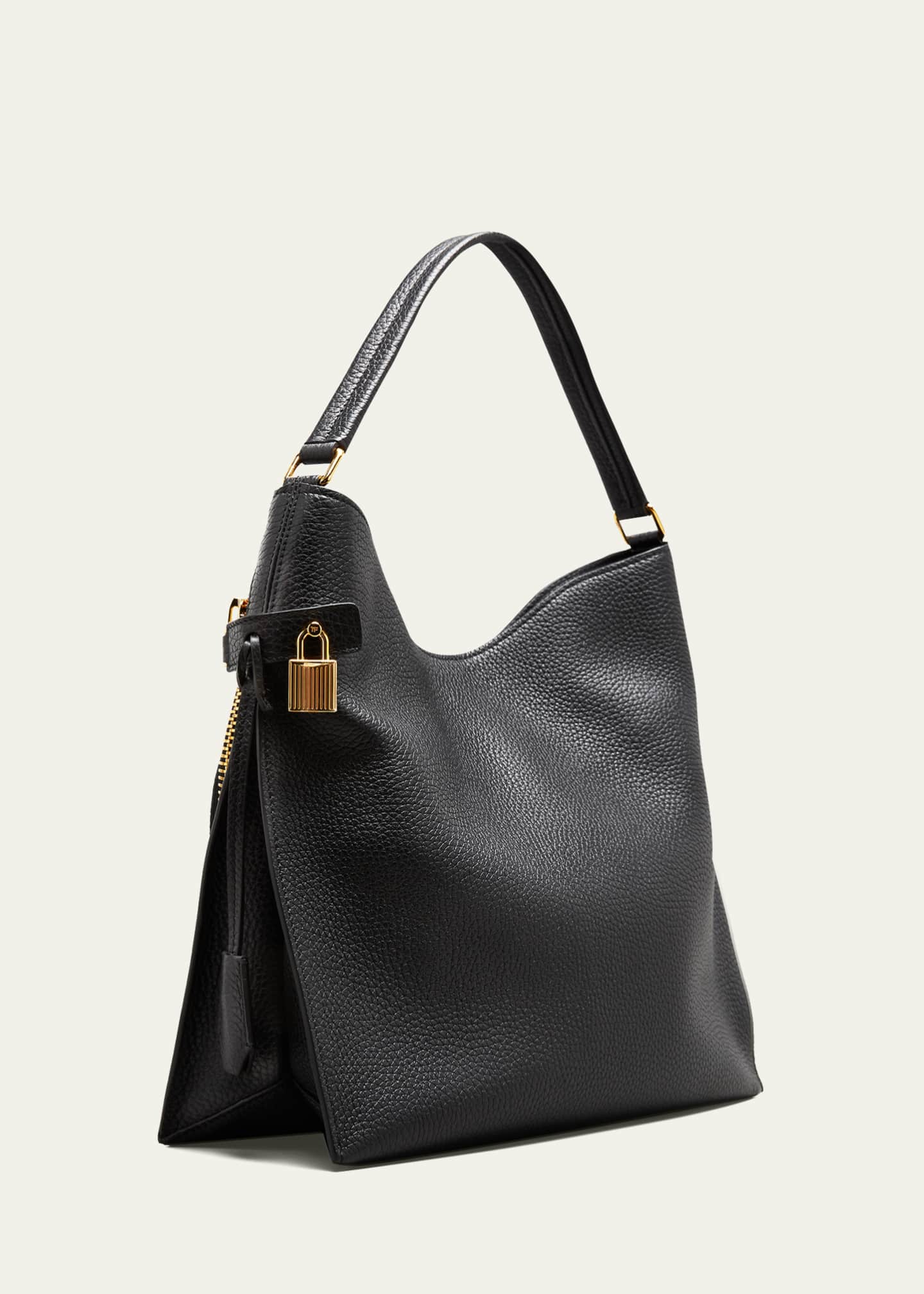 TOM FORD Alix Hobo Small in Grained Leather Image 3 of 5