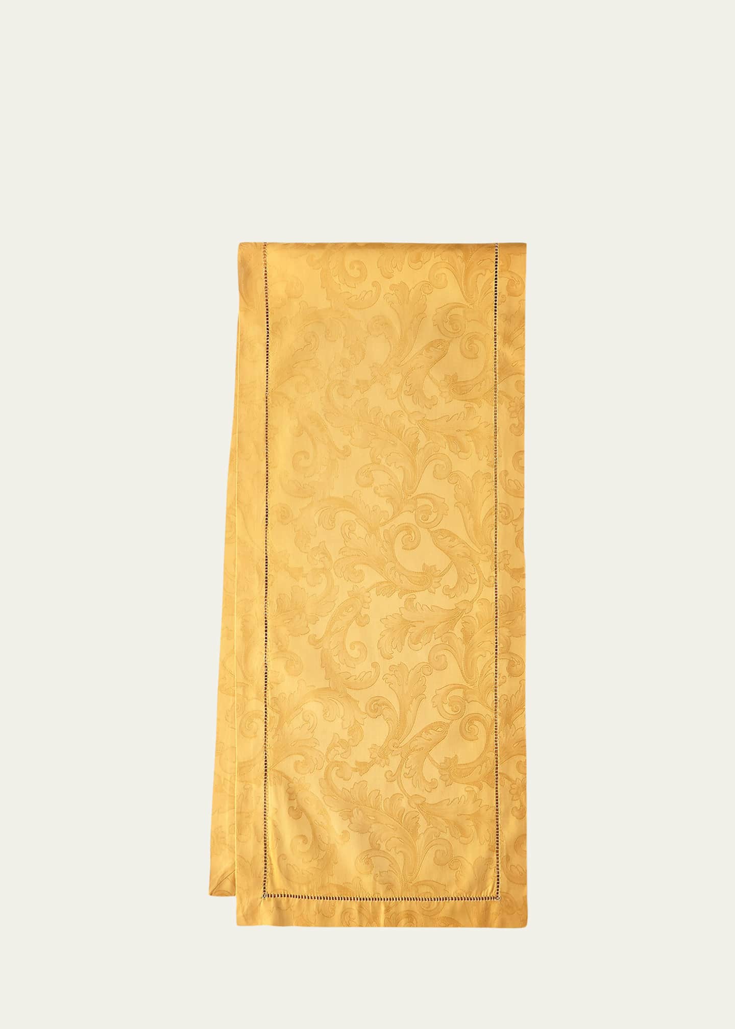 Sferra Acanthus Jacquard Table Runner, 15" x 90"