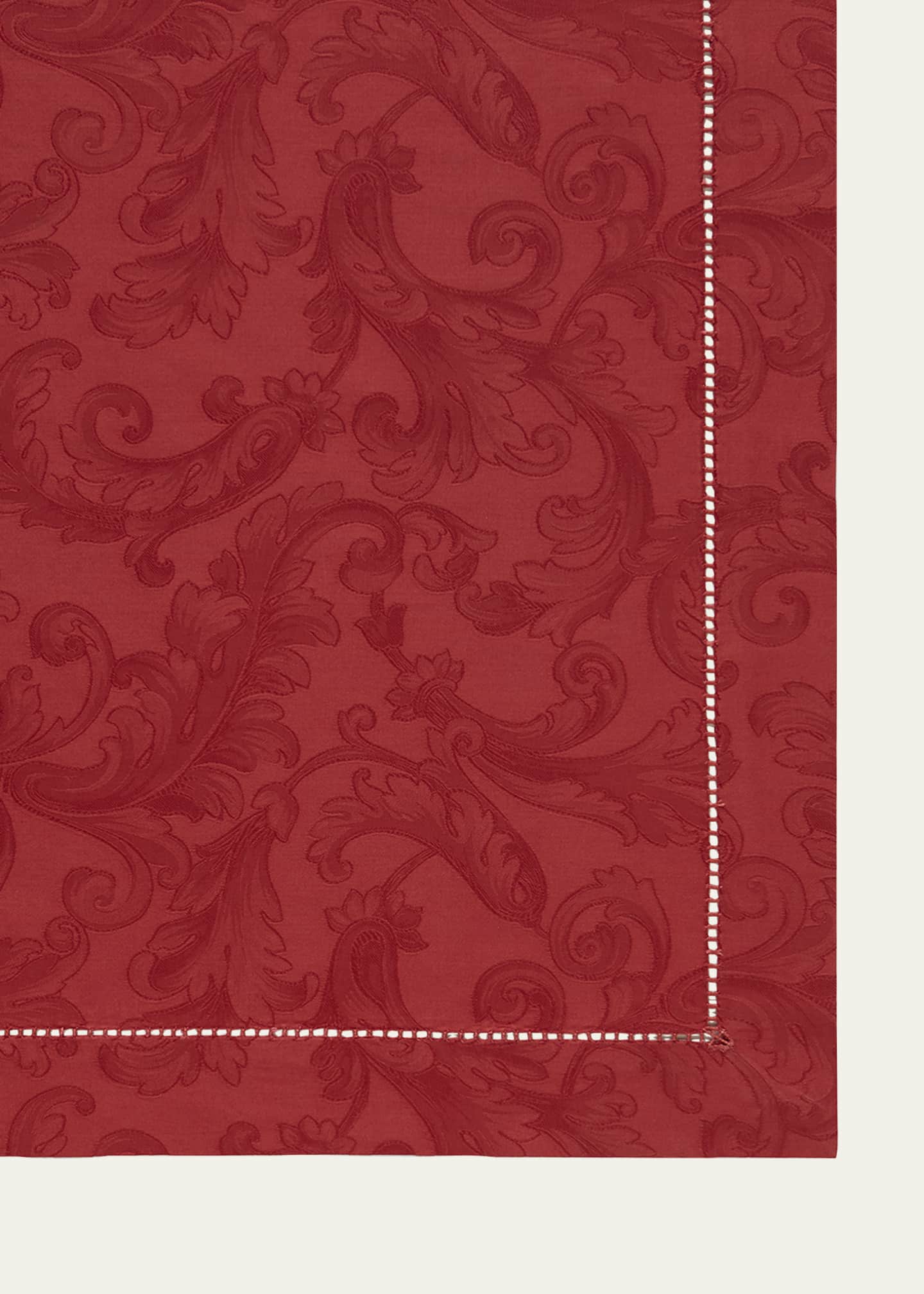 Sferra Acanthus Jacquard Tablecloth 70" X 90" Image 1 of 2