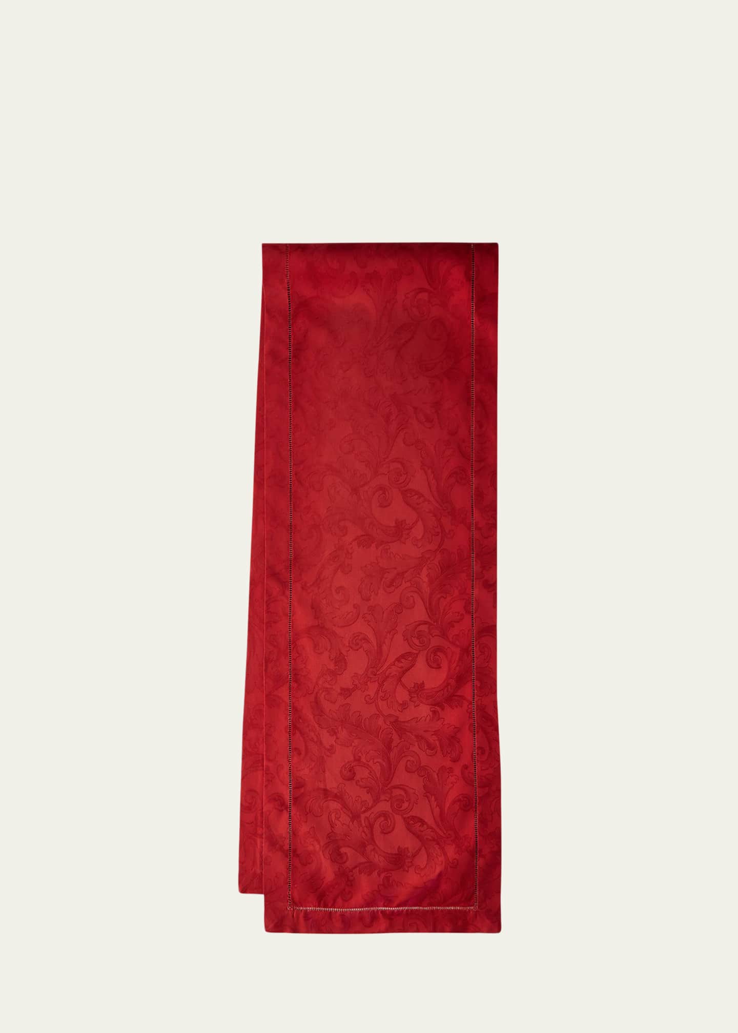 Sferra Acanthus Jacquard Table Runner, 15" x 108" Image 1 of 2