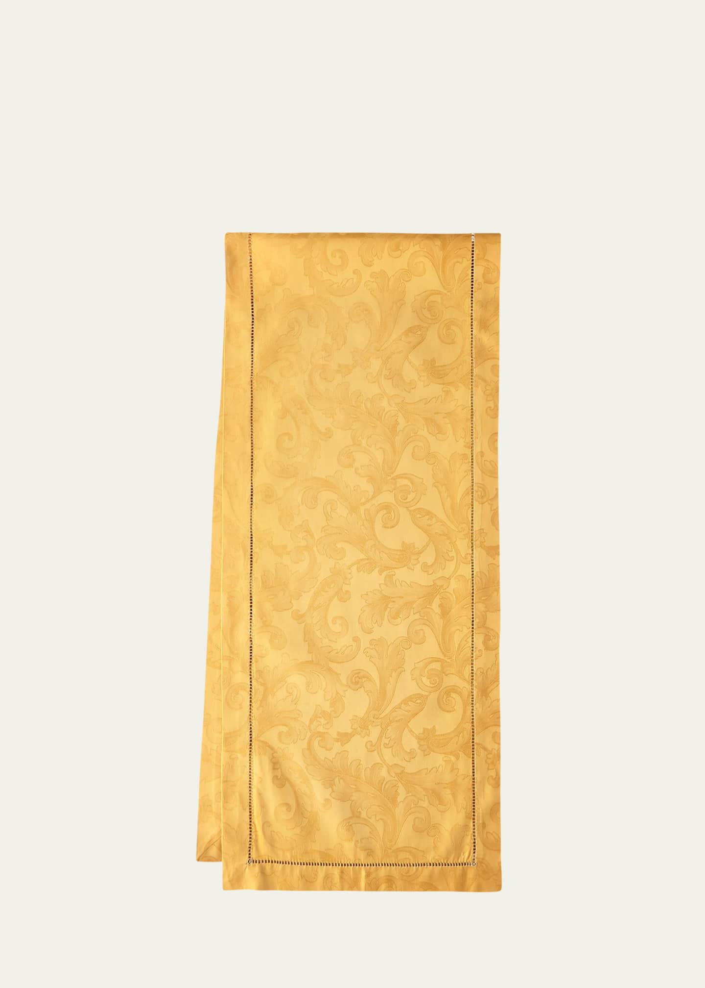 Sferra Acanthus Jacquard Table Runner, 15" x 72"