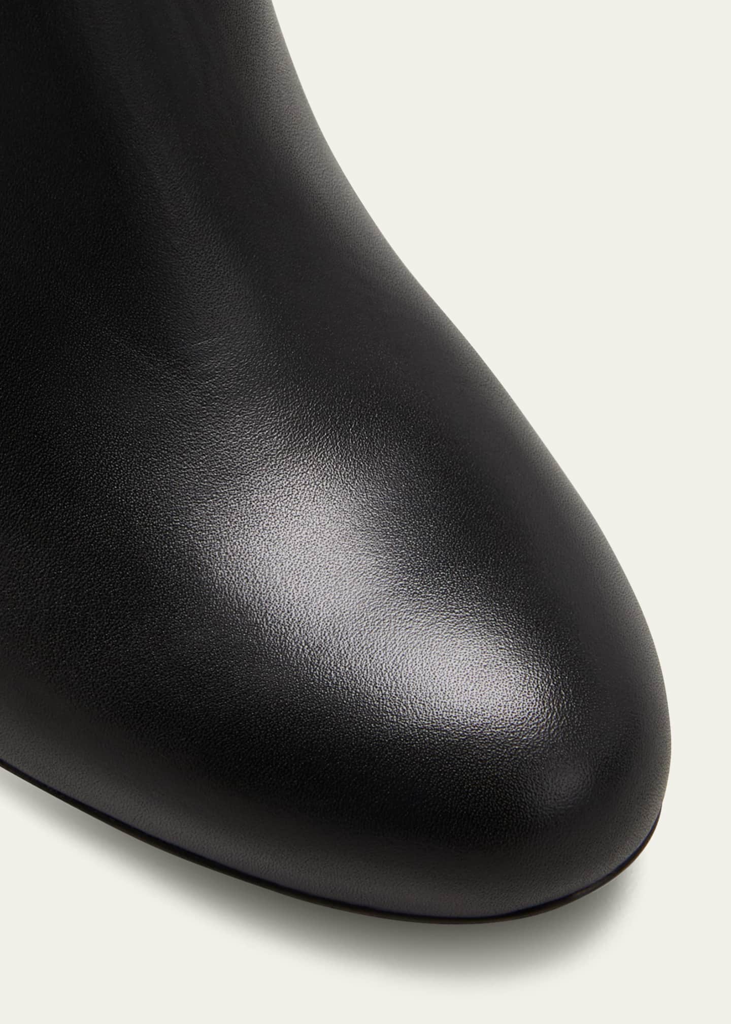 Christian Louboutin Belle Leather Red Sole Ankle Boots Bergdorf