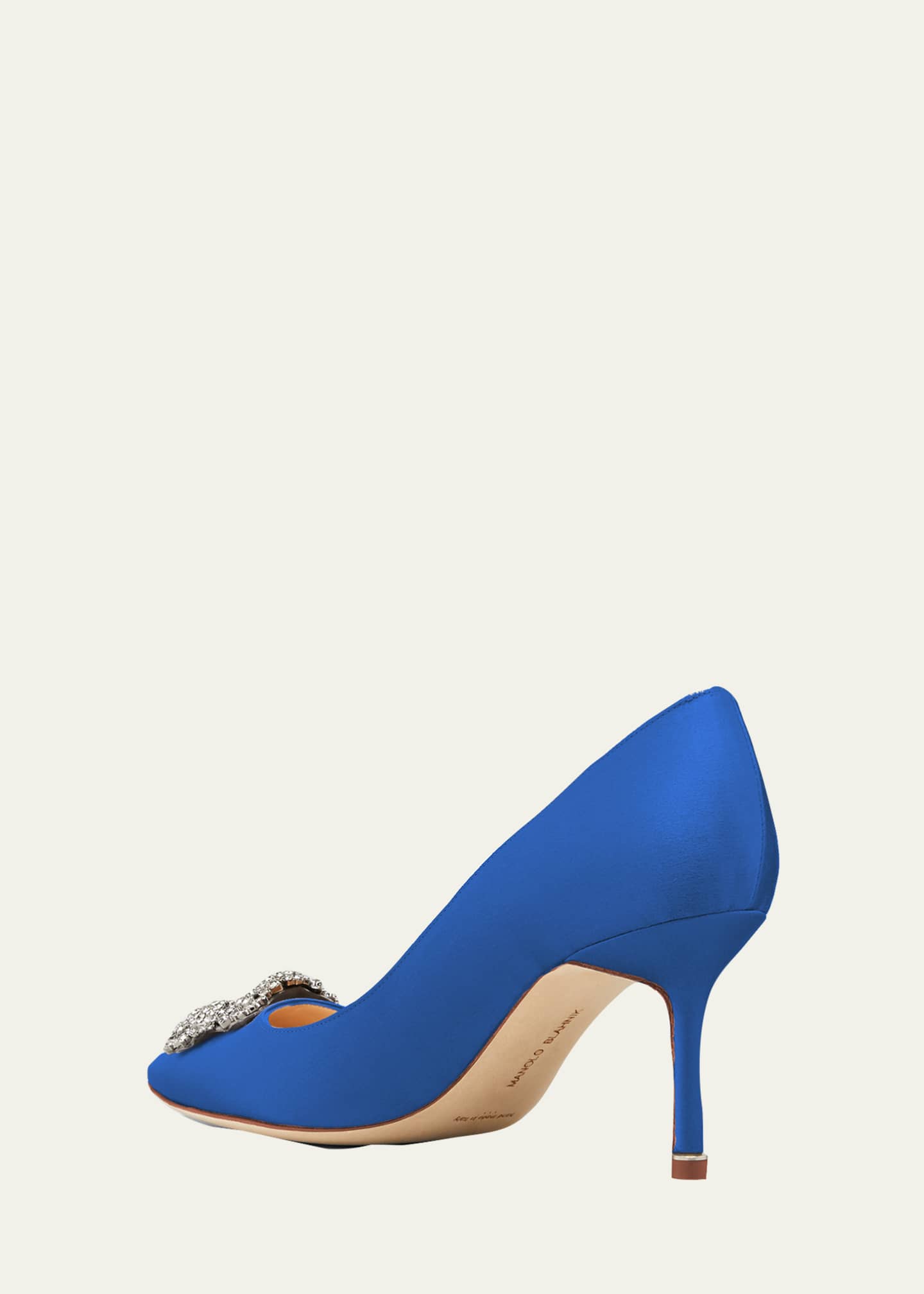 Manolo Blahnik Hangisi 70mm Pump - Bergdorf Goodman