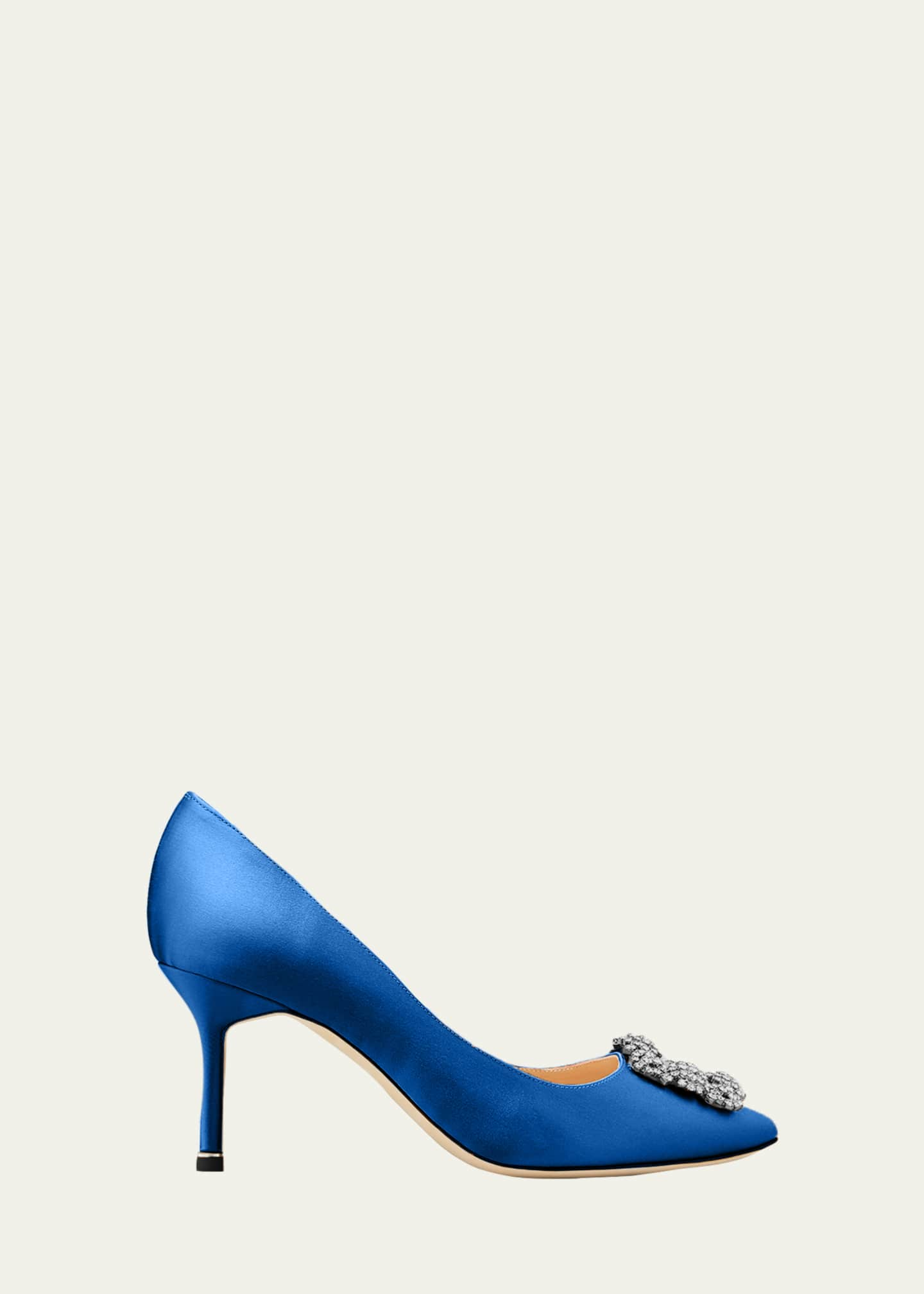 Manolo Blahnik Hangisi 70mm Pump - Bergdorf Goodman