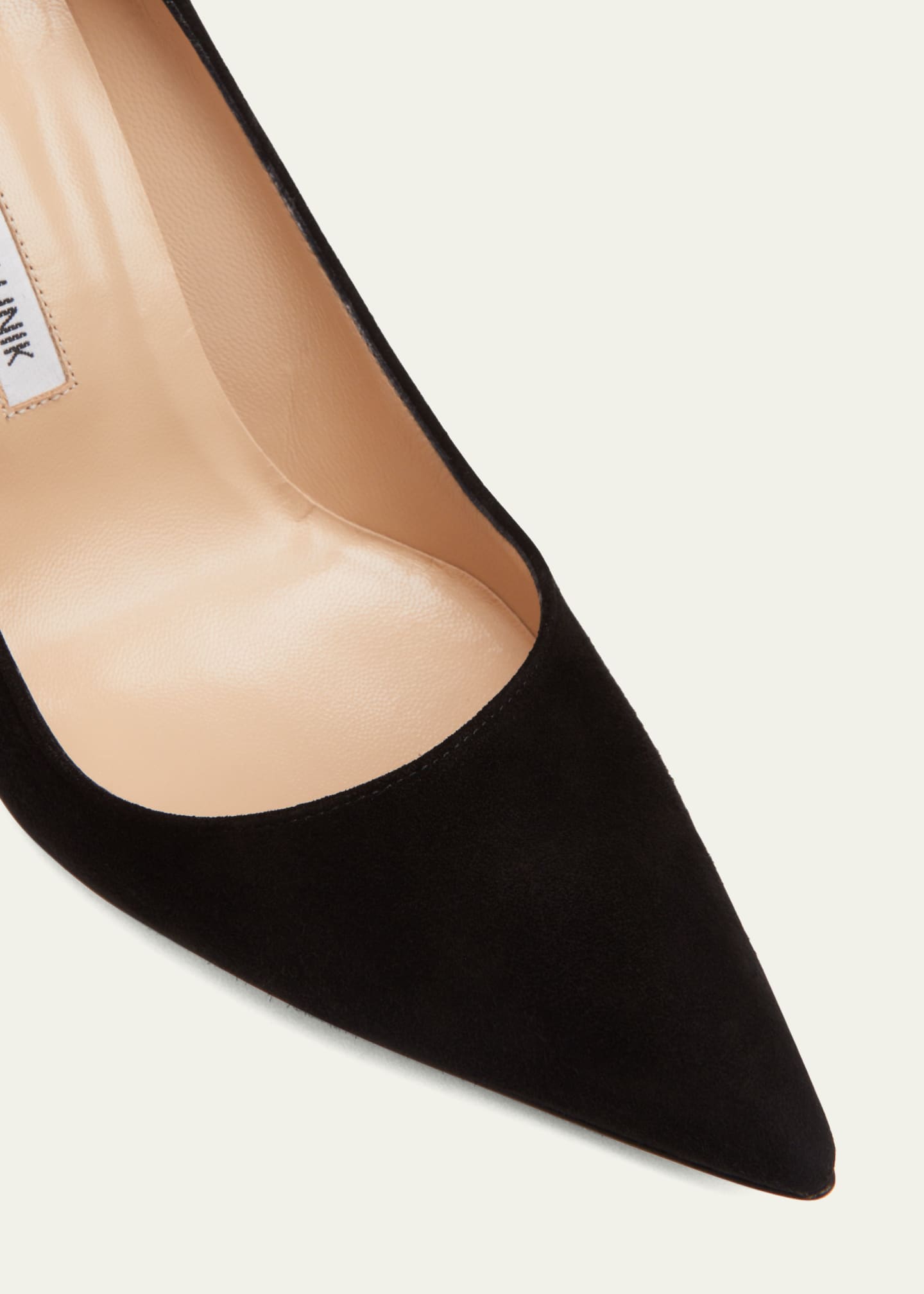 Manolo Blahnik BB 105mm Suede Pumps Image 5 of 5