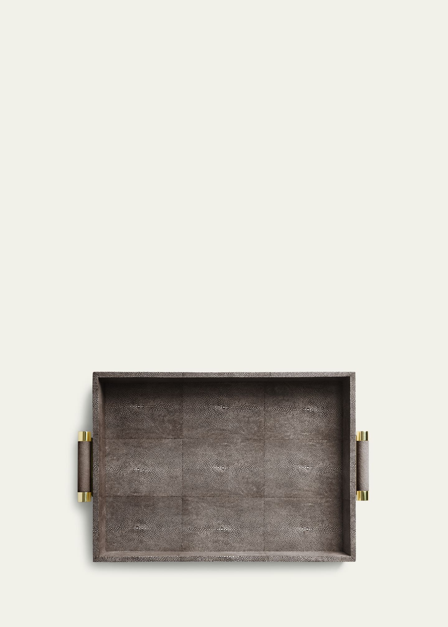 AERIN Faux Shagreen Rectangular Tray Image 2 of 2