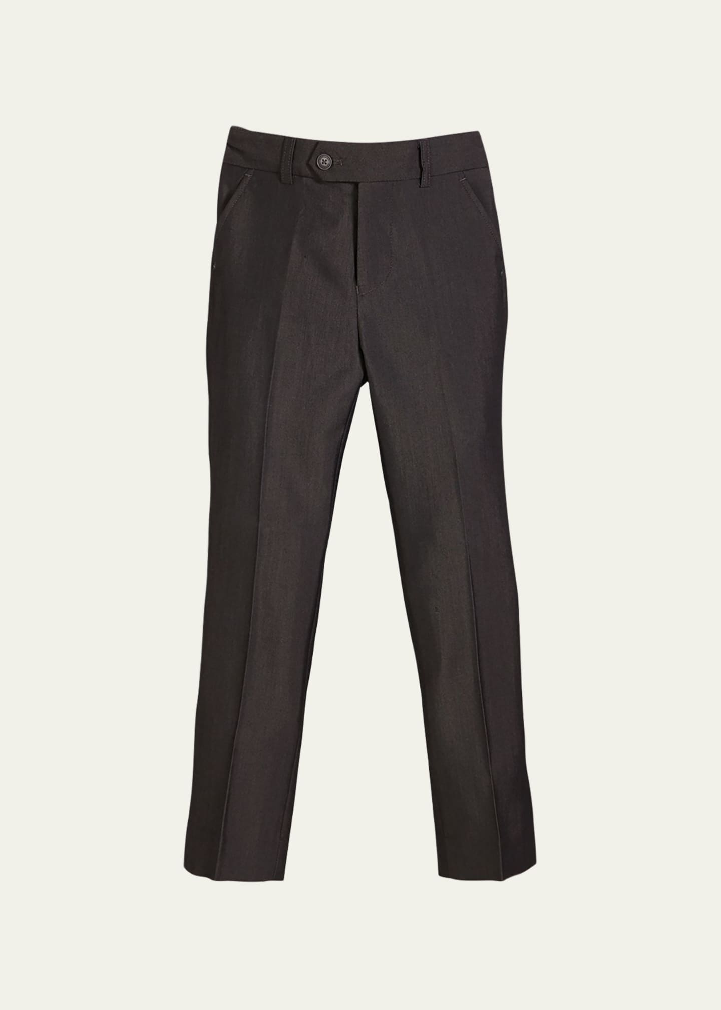Appaman Slim Suit Pants, Charcoal, Size 4-14 Image 1 of 2
