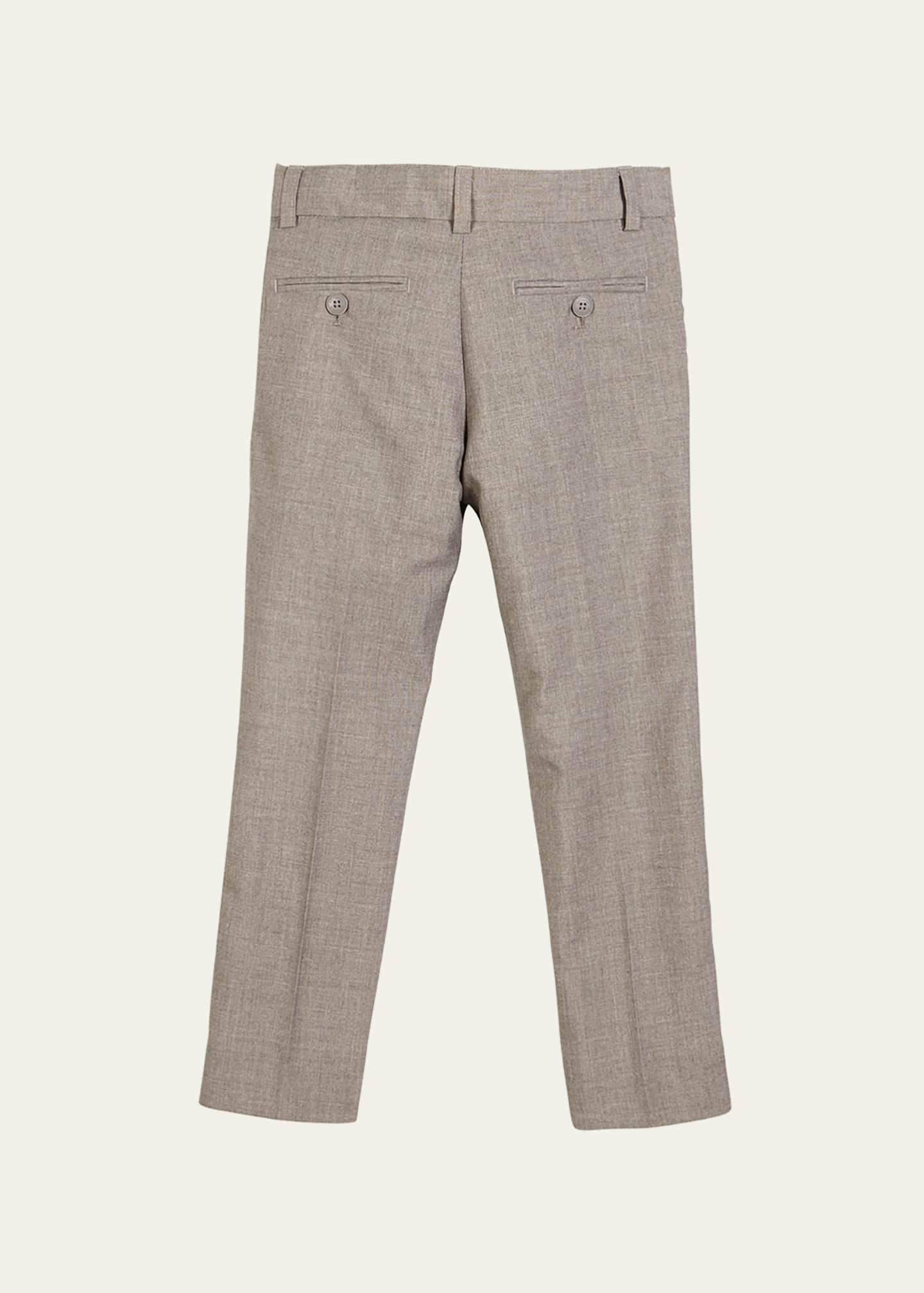 Appaman Slim Suit Pants, Light Gray, Size 2-14 Image 2 of 2