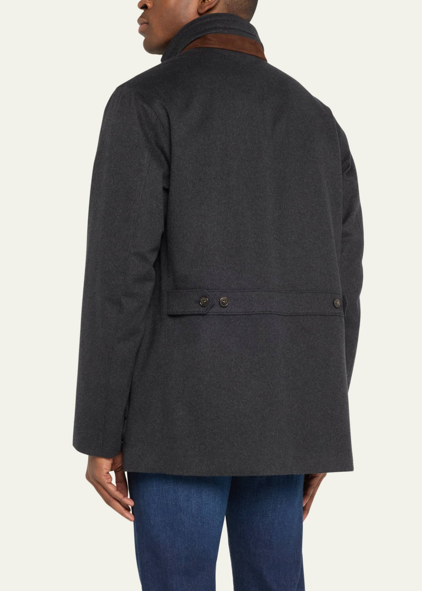 Loro Piana Winter Voyager Cashmere Storm System Coat