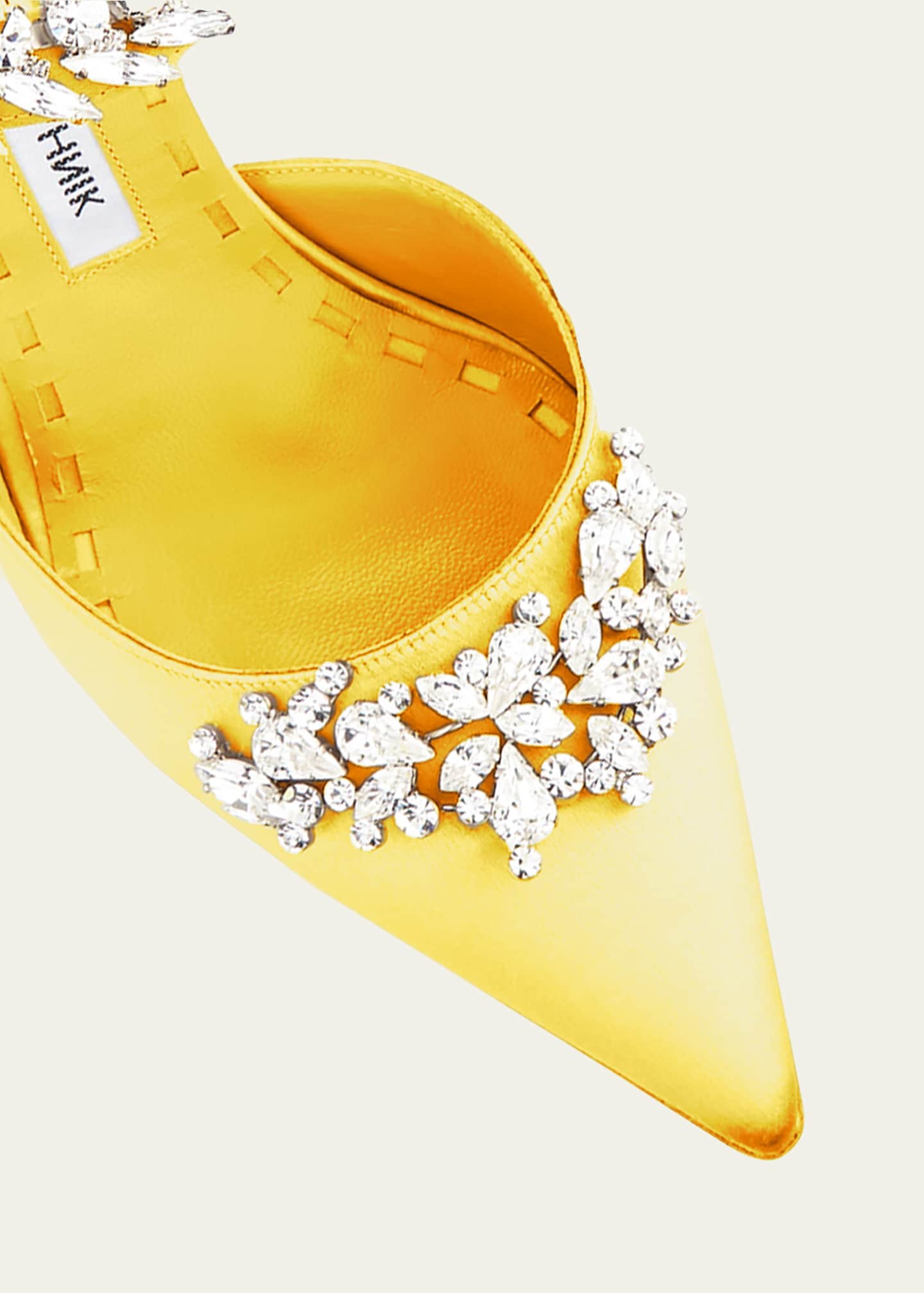 Manolo Blahnik Lurum Crystal-Embellished Mules Image 3 of 3