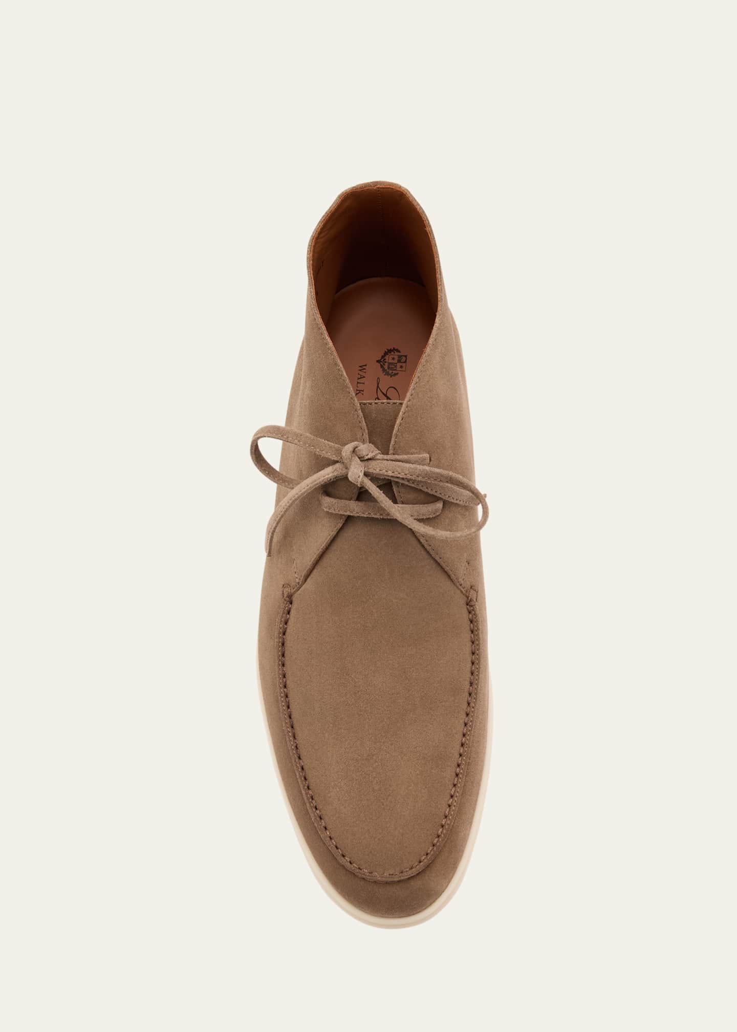 Loro Piana Men's Walk Suede Chukka Boots - Bergdorf Goodman