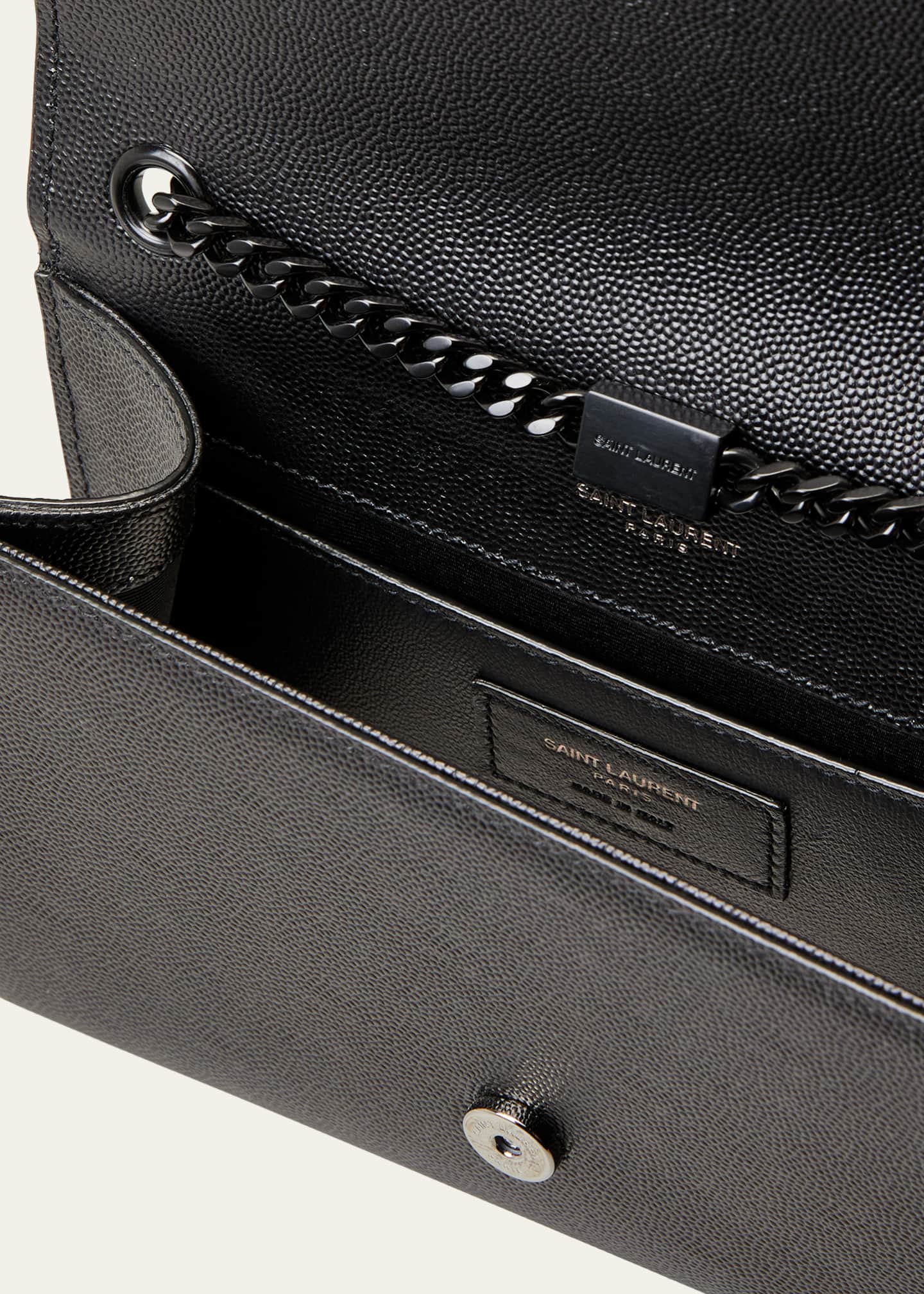 Kate monogram ysl small grain leather crossbody bag best sale