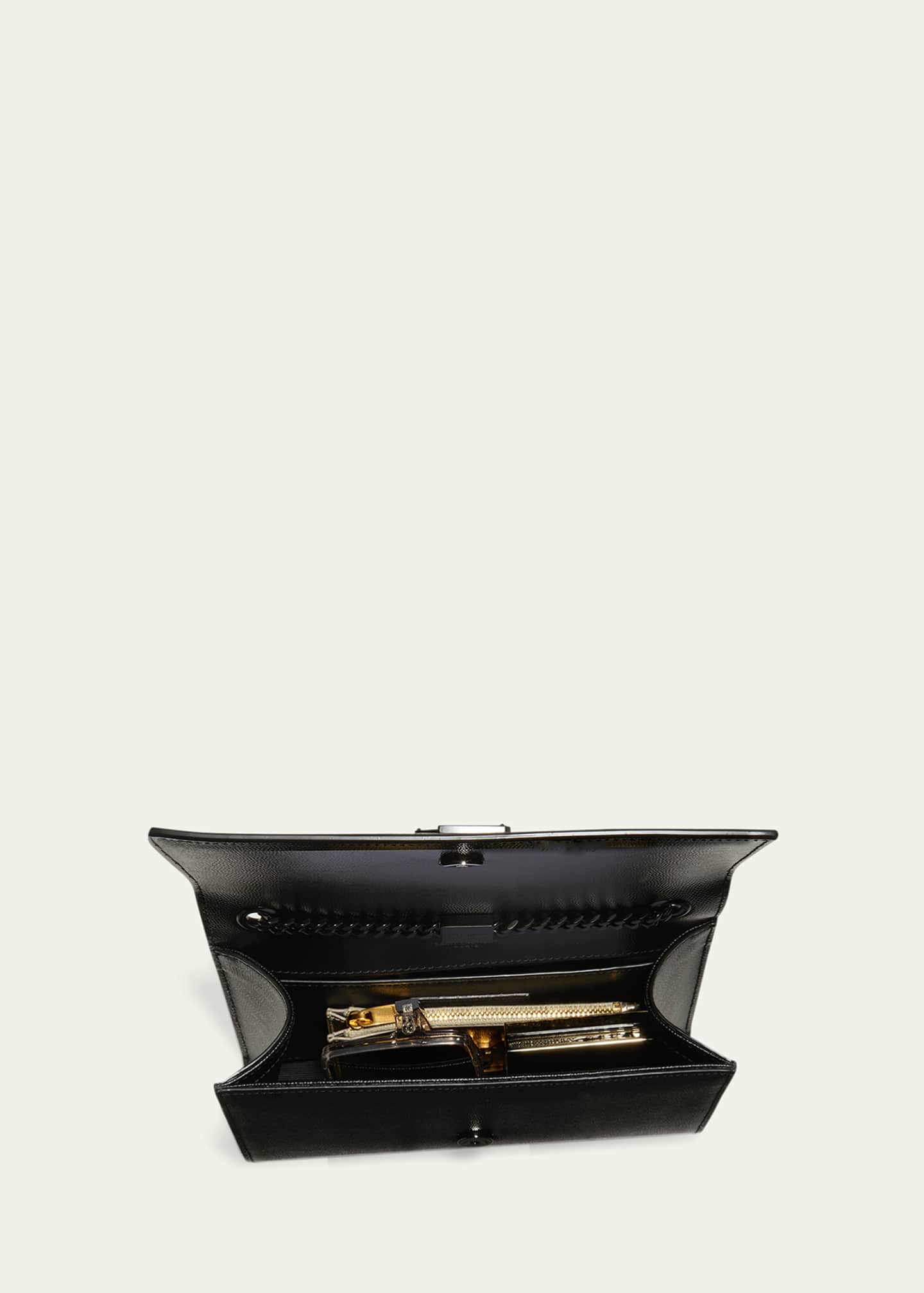 Saint Laurent Kate Small YSL Crossbody Bag in Grained Leather Image 6 of 6