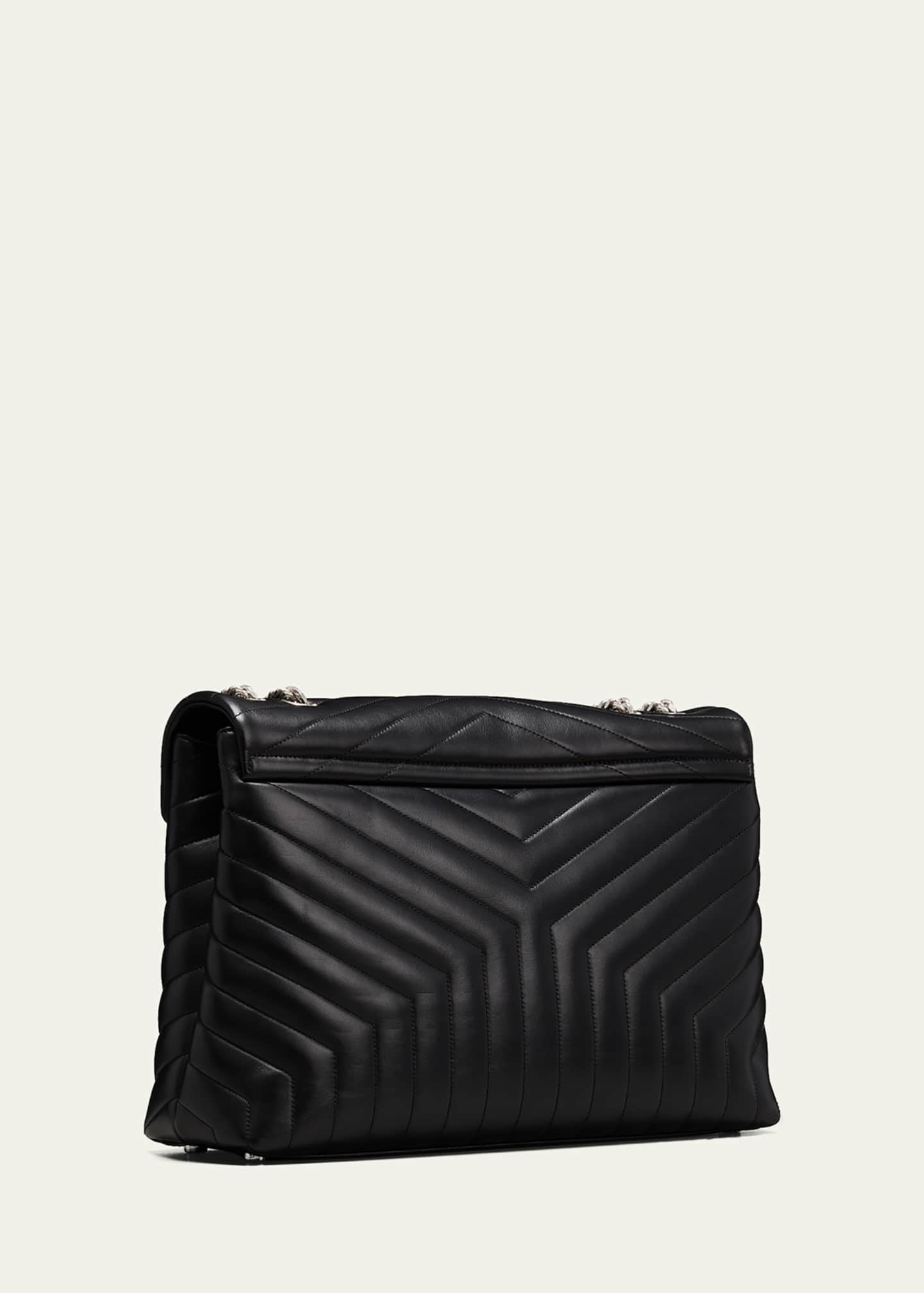 Large Chevron Quilted Shoulder/ Crossbody Bag