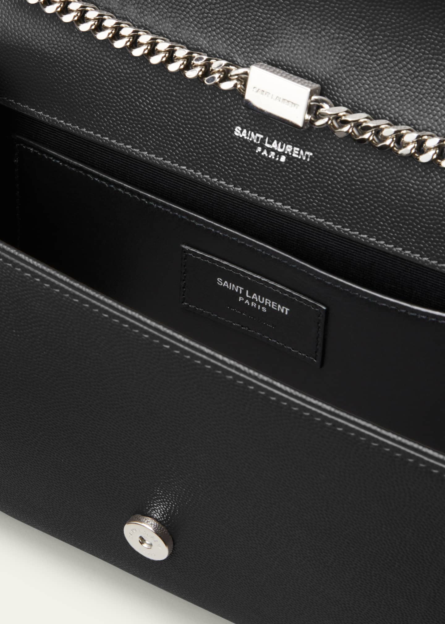 Saint Laurent Kate Medium YSL Crossbody Bag in Grained Leather