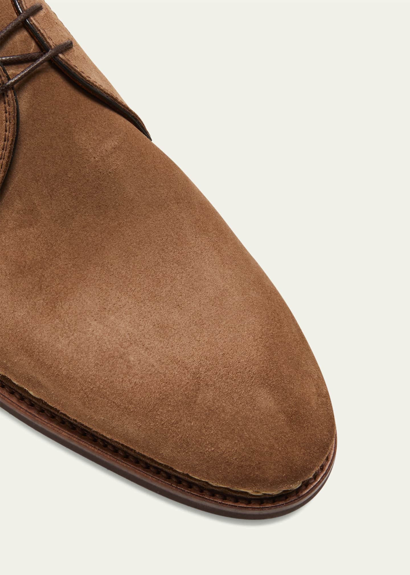 Bontoni Men's Carnera Suede Lace-Up Shoes - Bergdorf Goodman