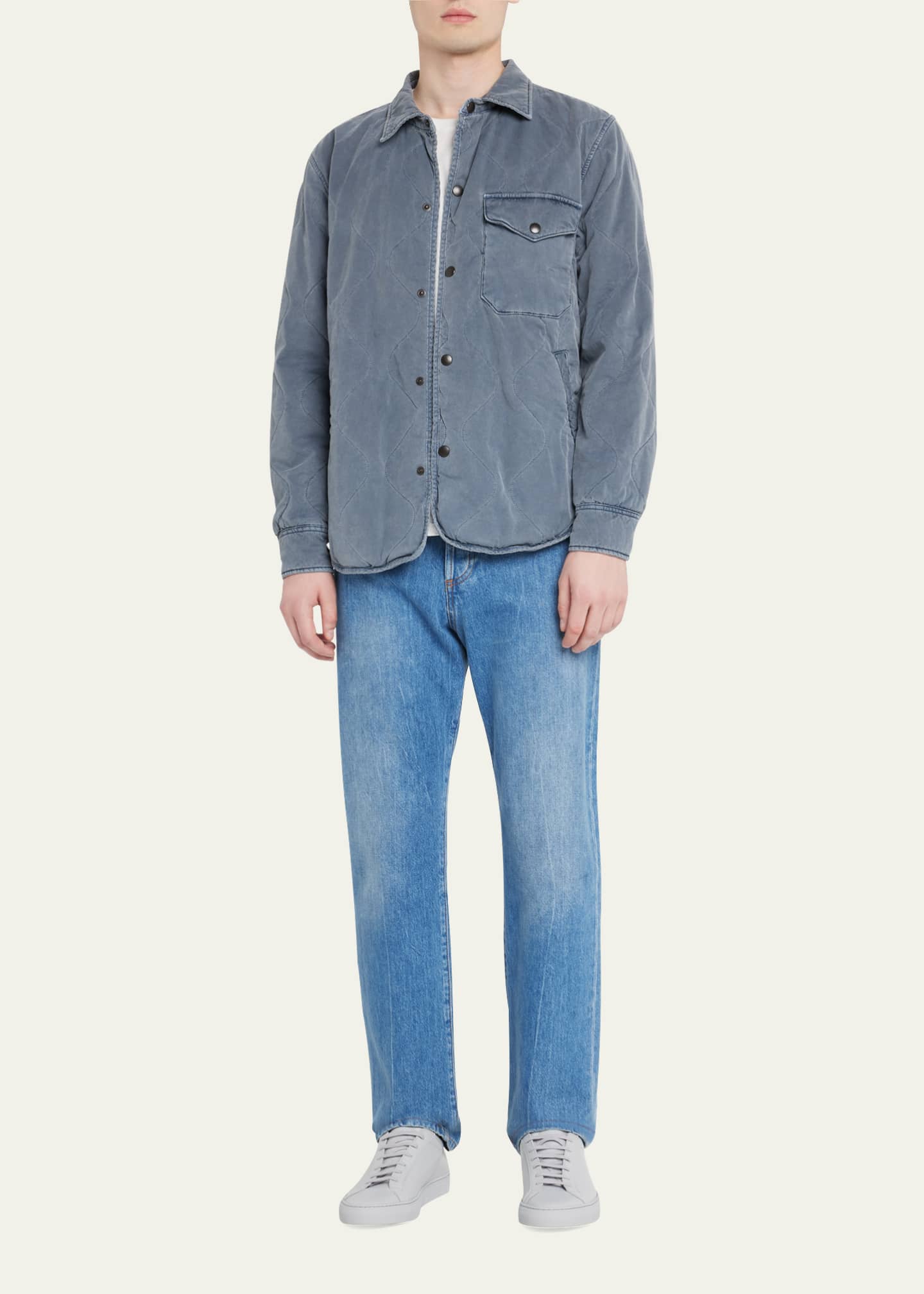 Common Projects Men's Achilles Leather Low-Top Sneakers Image 3 of 5