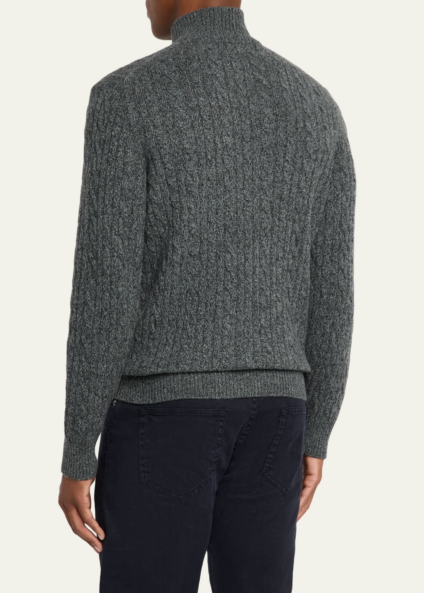 Loro Piana Cashmere Cable-Knit Sweater Image 3 of 5