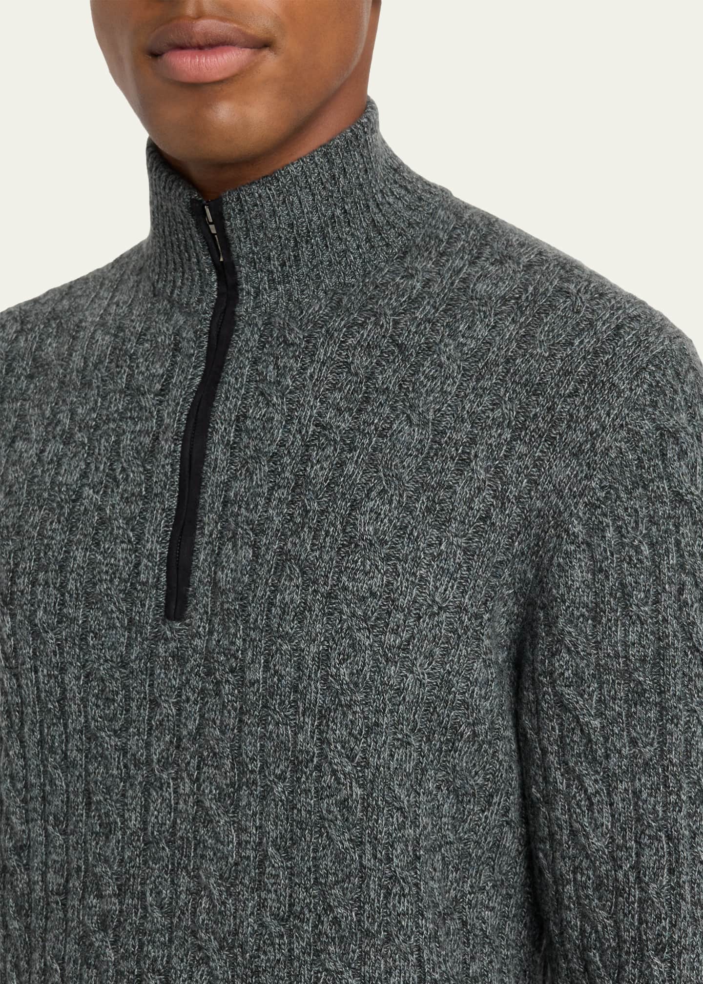 Loro Piana Cashmere Cable-Knit Sweater Image 5 of 5
