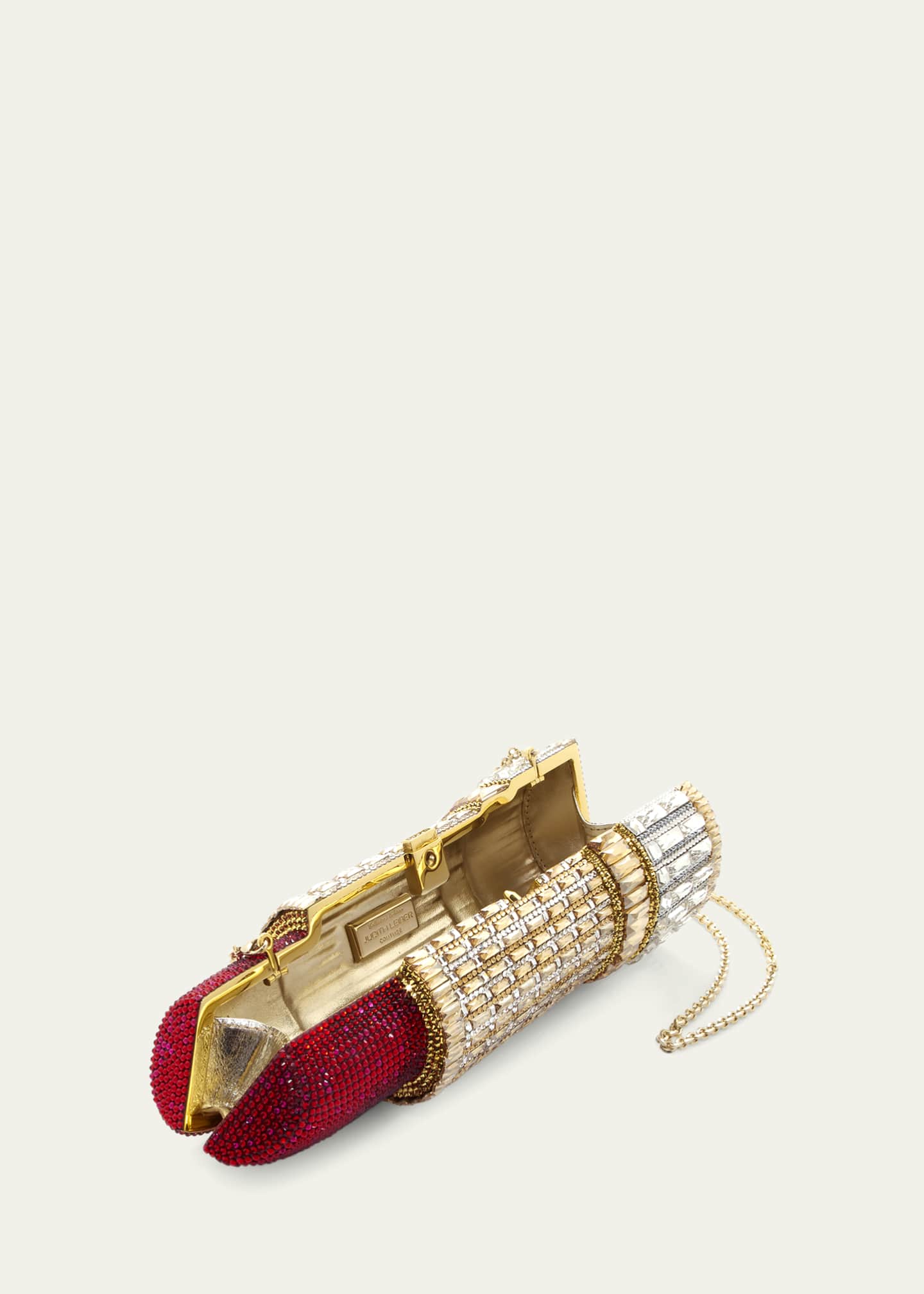 Judith Leiber Swarovski lipstick  Judith leiber, Lipstick bag, Judith  leiber bags