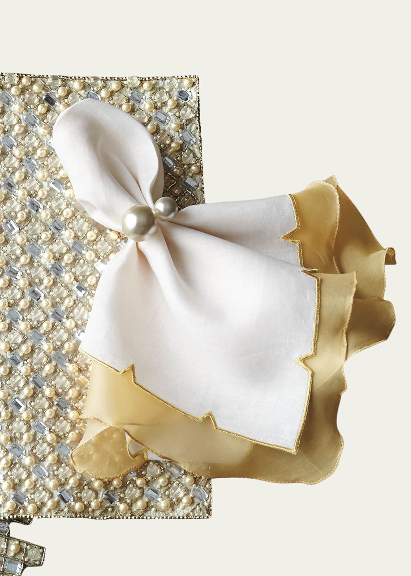 Kim Seybert Pearl Napkin Ring Image 2 of 2