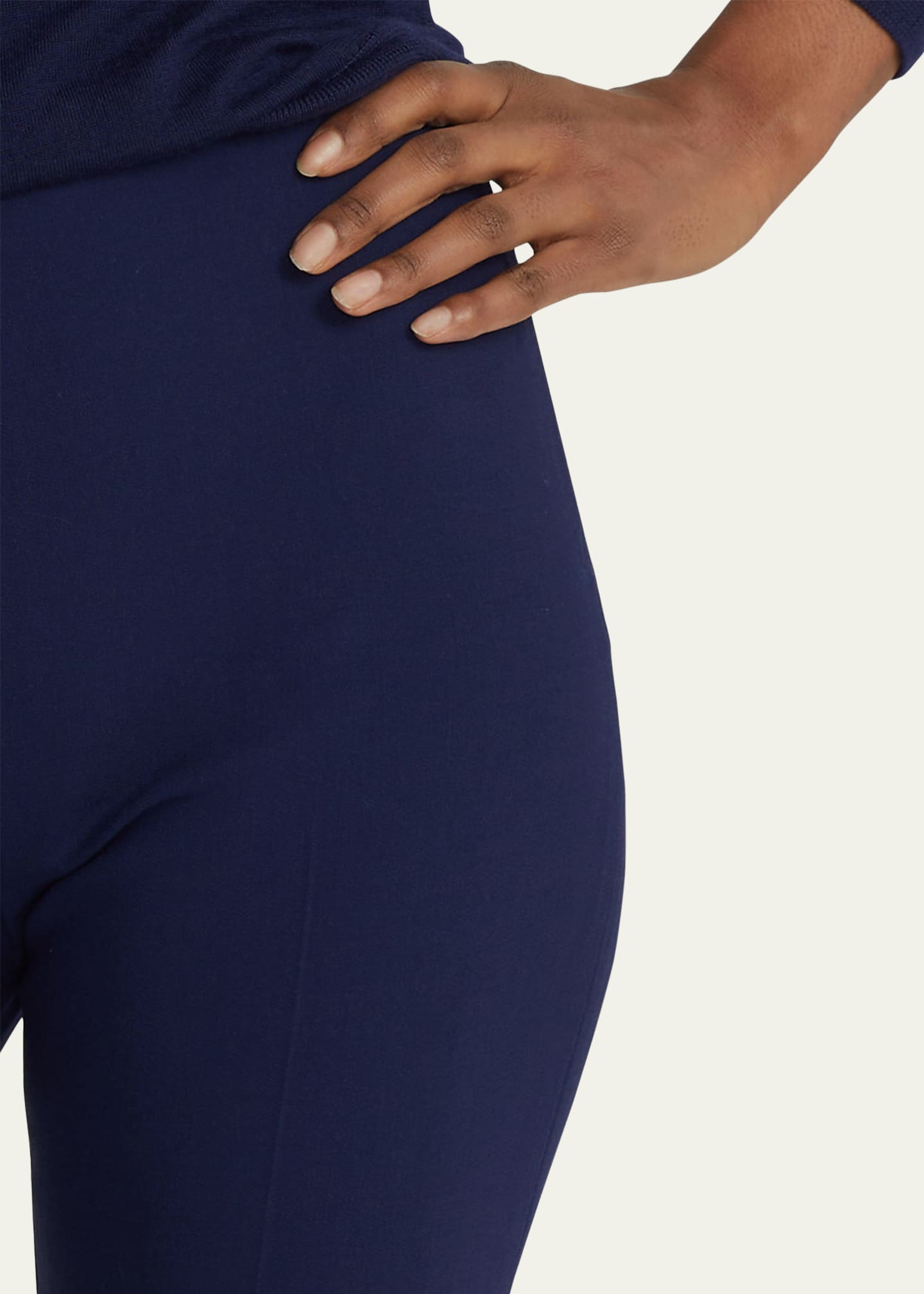Ralph Lauren Collection Alandra Straight-Leg Wool Pants Image 5 of 5