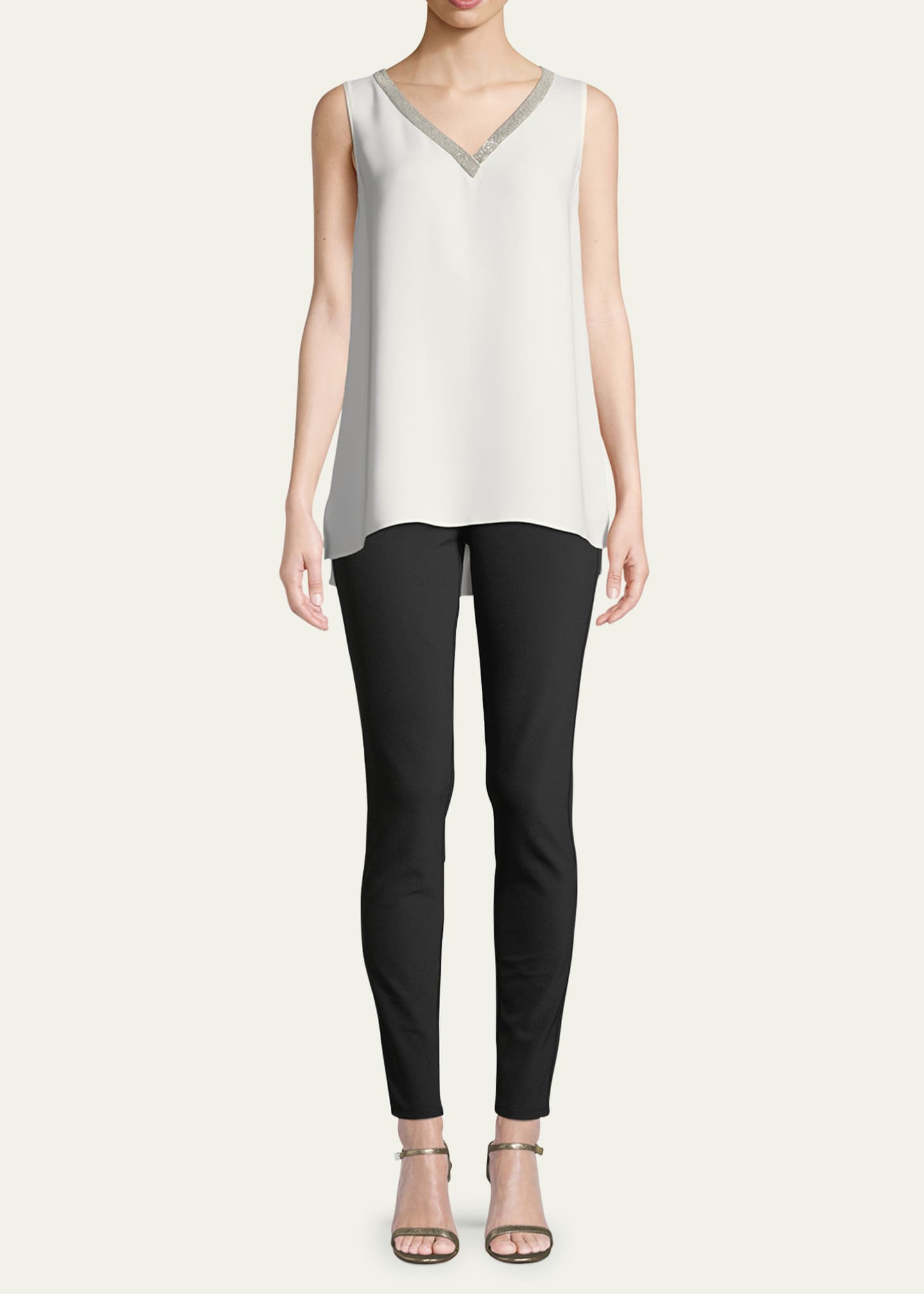 Lafayette 148 New York Mercer Acclaimed Stretch Mid-Rise Skinny Jeans Image 5 of 5