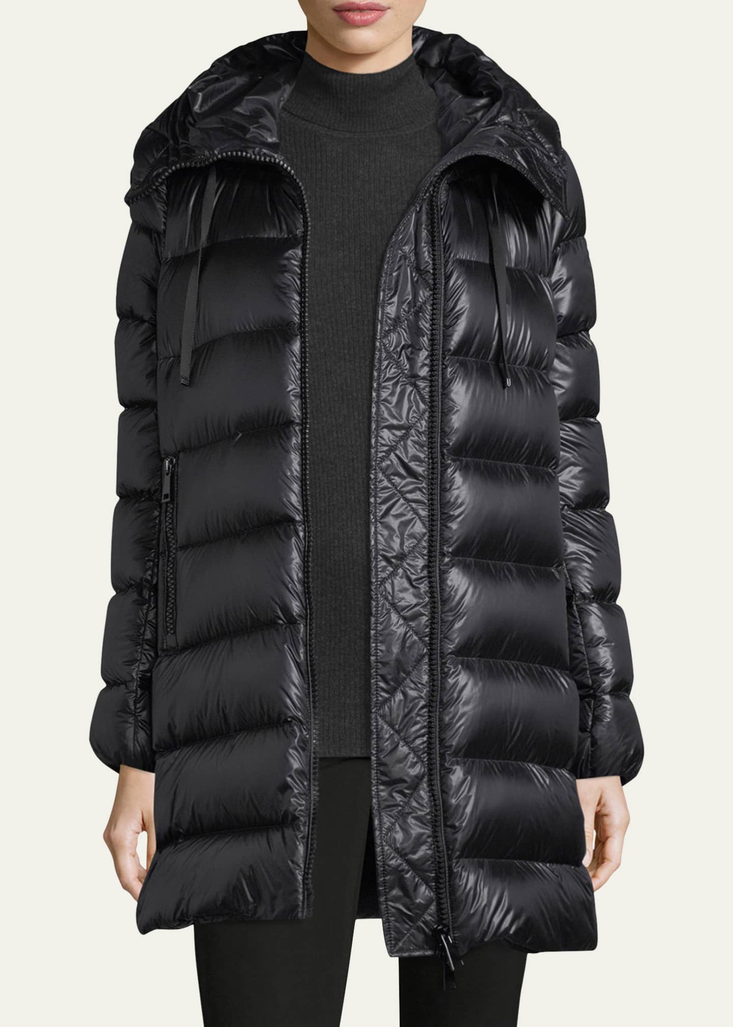 Suyen hooded long puffer coat hot sale