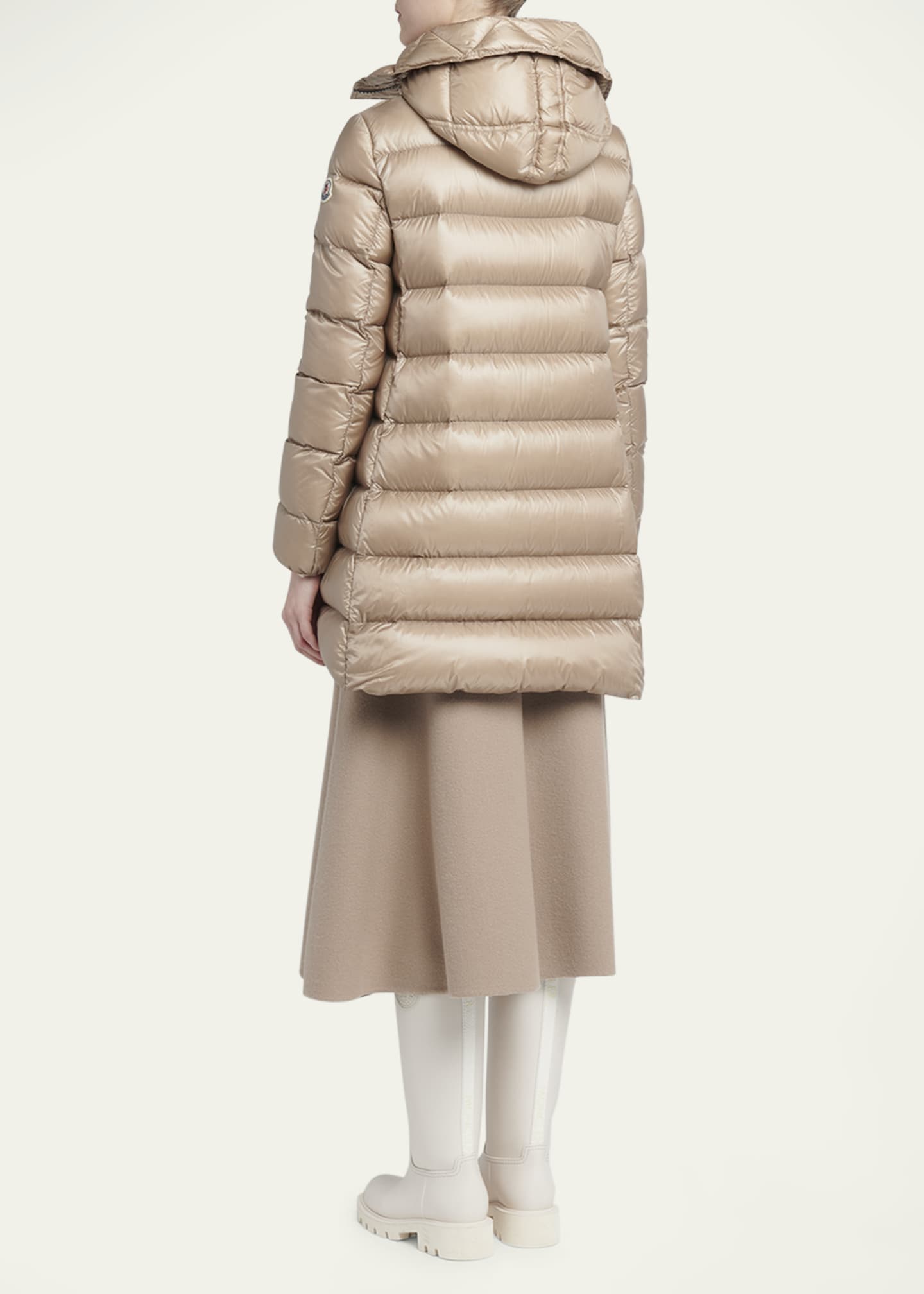 Moncler Suyen Down Quilted Nylon Hooded Parka Image 3 of 5