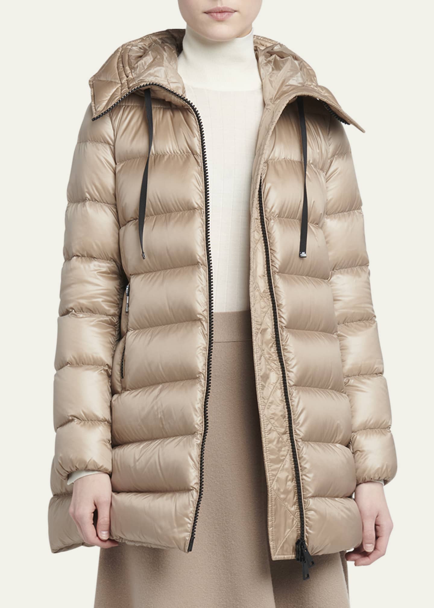 Moncler Suyen Down Quilted Nylon Hooded Parka Image 4 of 5
