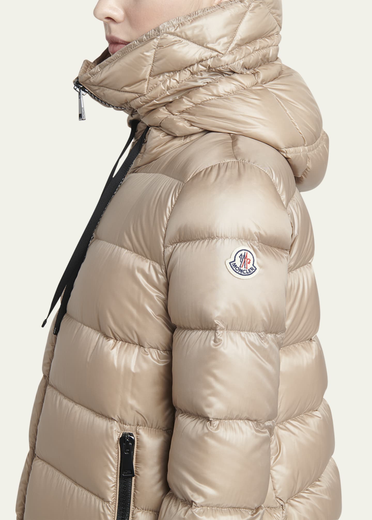 Moncler Suyen Down Quilted Nylon Hooded Parka Image 5 of 5