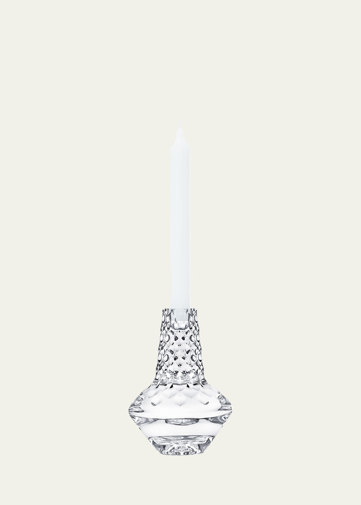 Saint Louis Crystal Folia Large Candlestick Holder