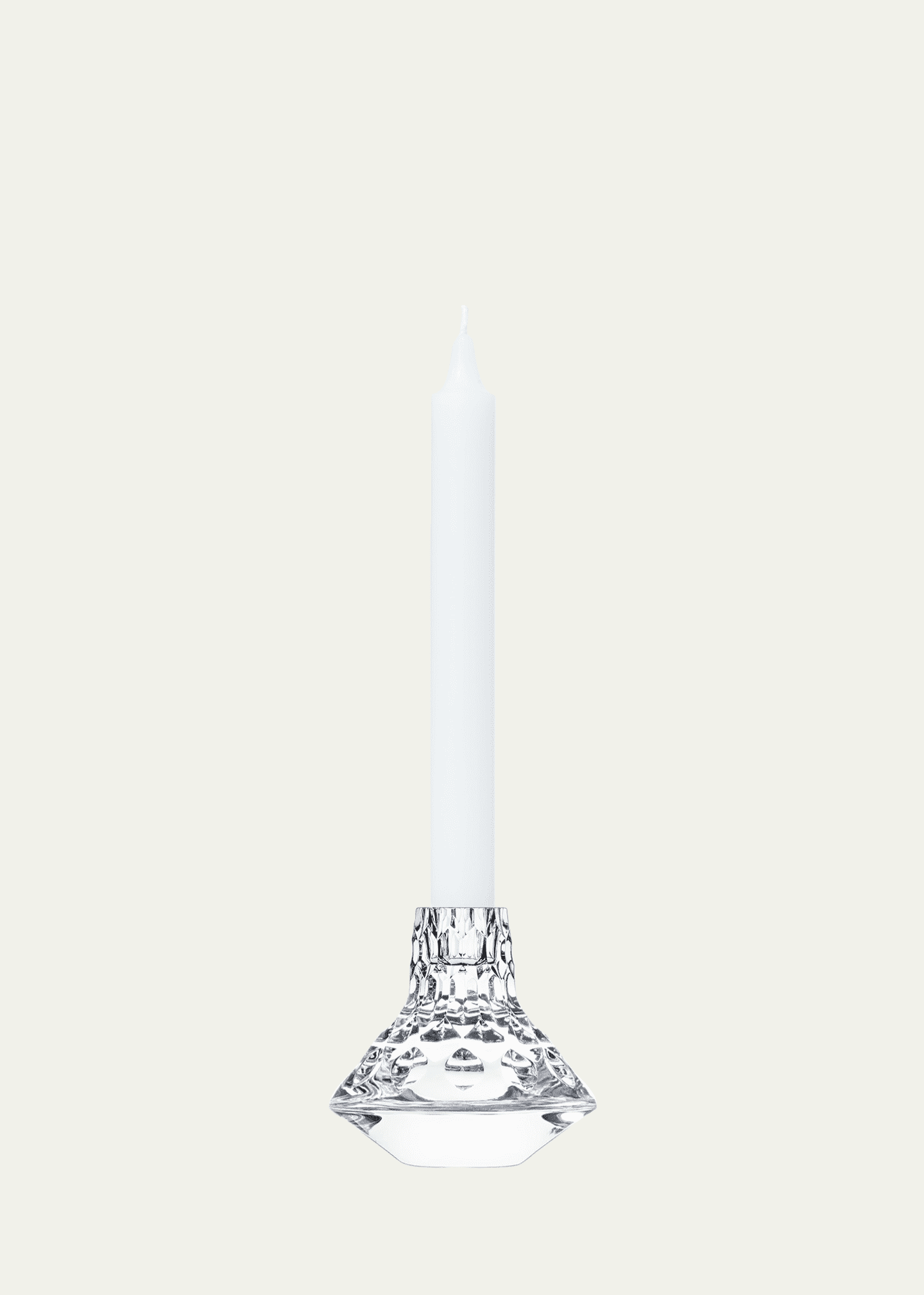 Saint Louis Crystal Folia Small Candlestick Holder