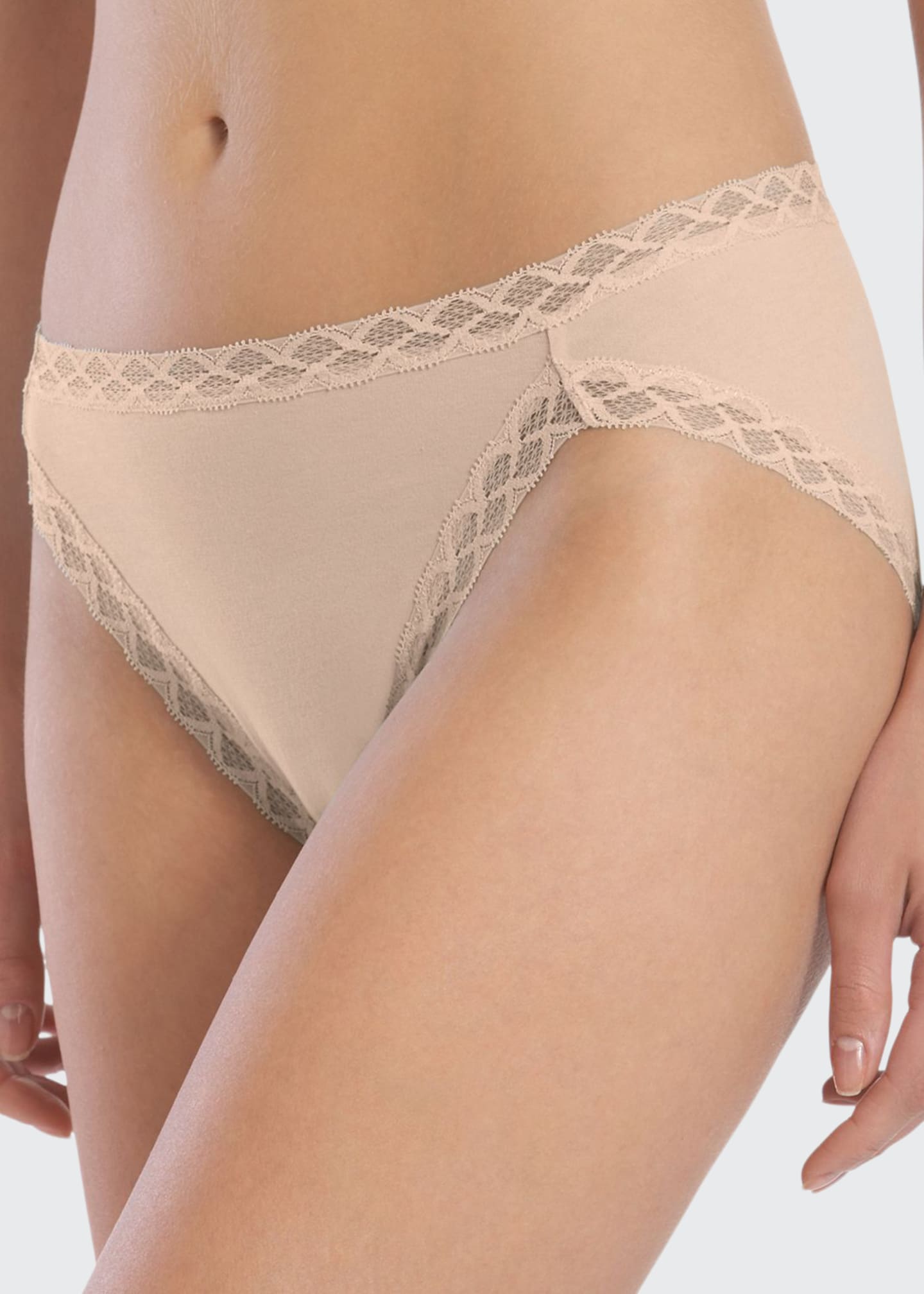 Natori Bliss French Cut Lace Trimmed Briefs Image 2 of 3
