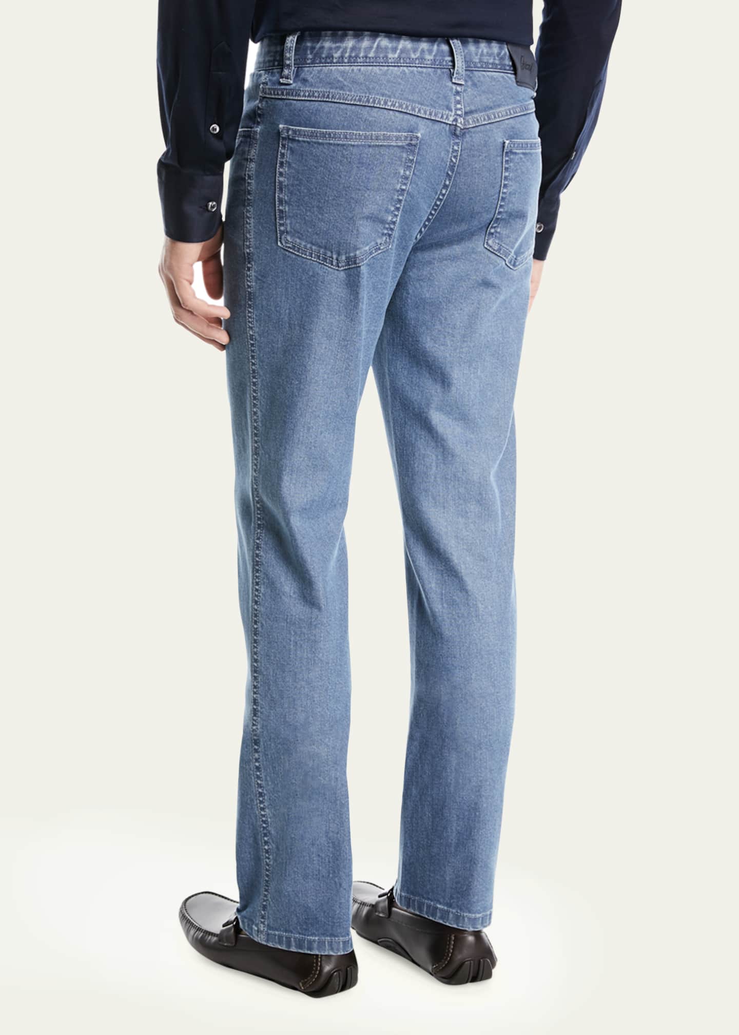 Brioni Straight-Leg Stretch Denim Jeans Image 2 of 2
