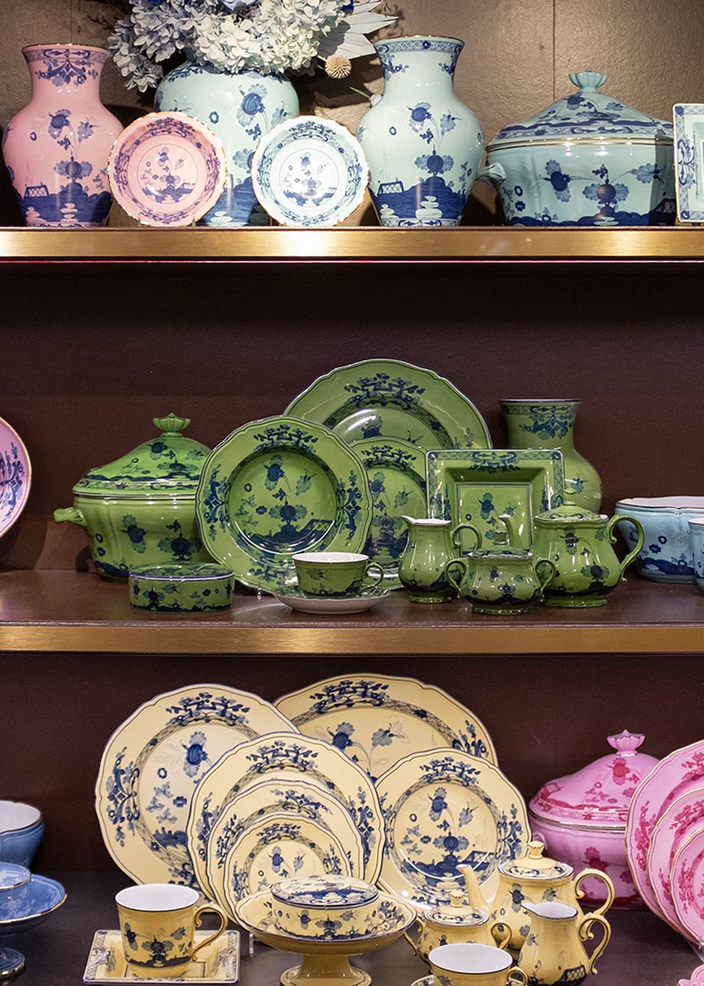 GINORI 1735 Oriente Italiano Soup Plate, Malachite - Bergdorf Goodman