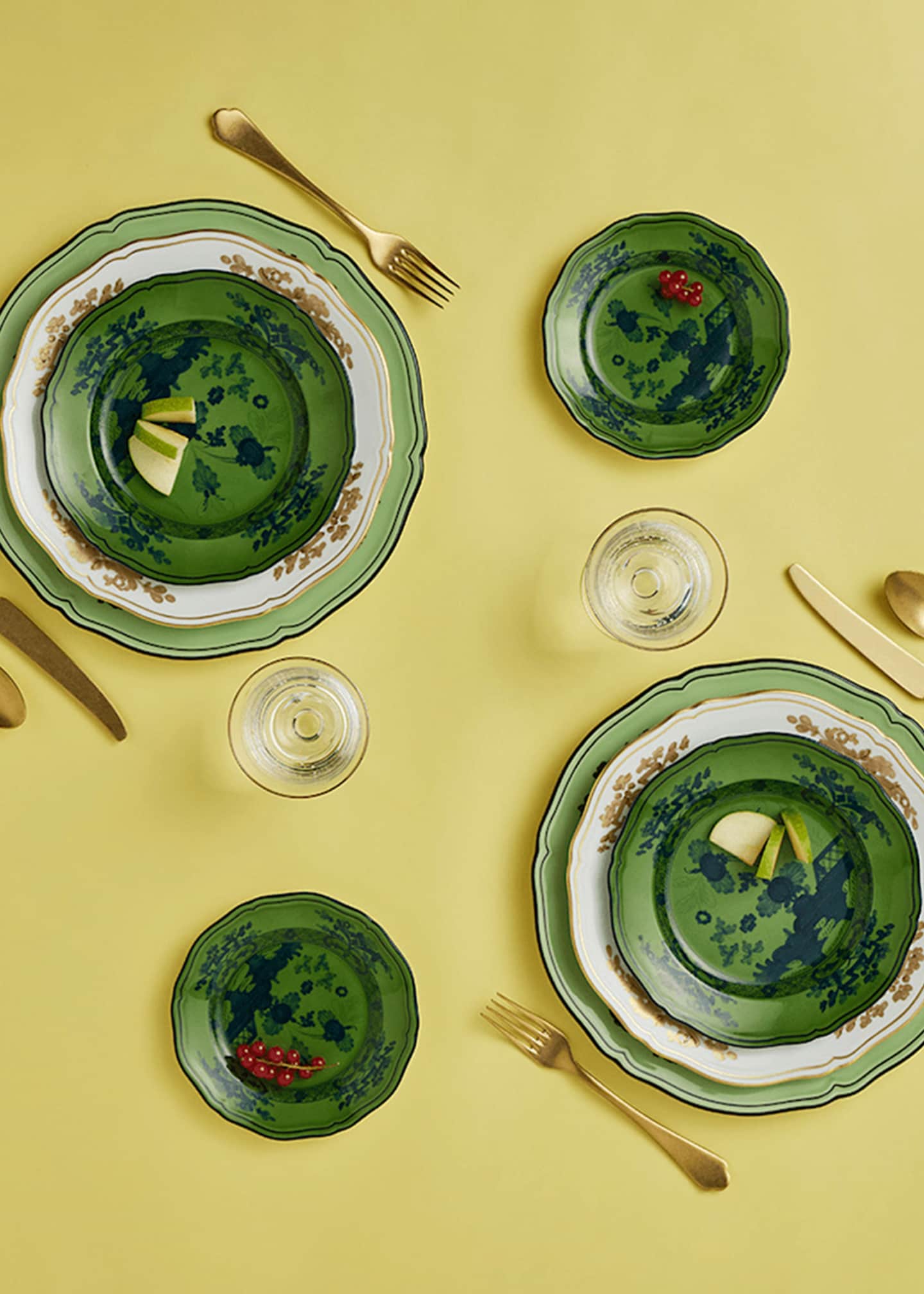 GINORI 1735 Oriente Italiano Soup Plate, Malachite - Bergdorf Goodman