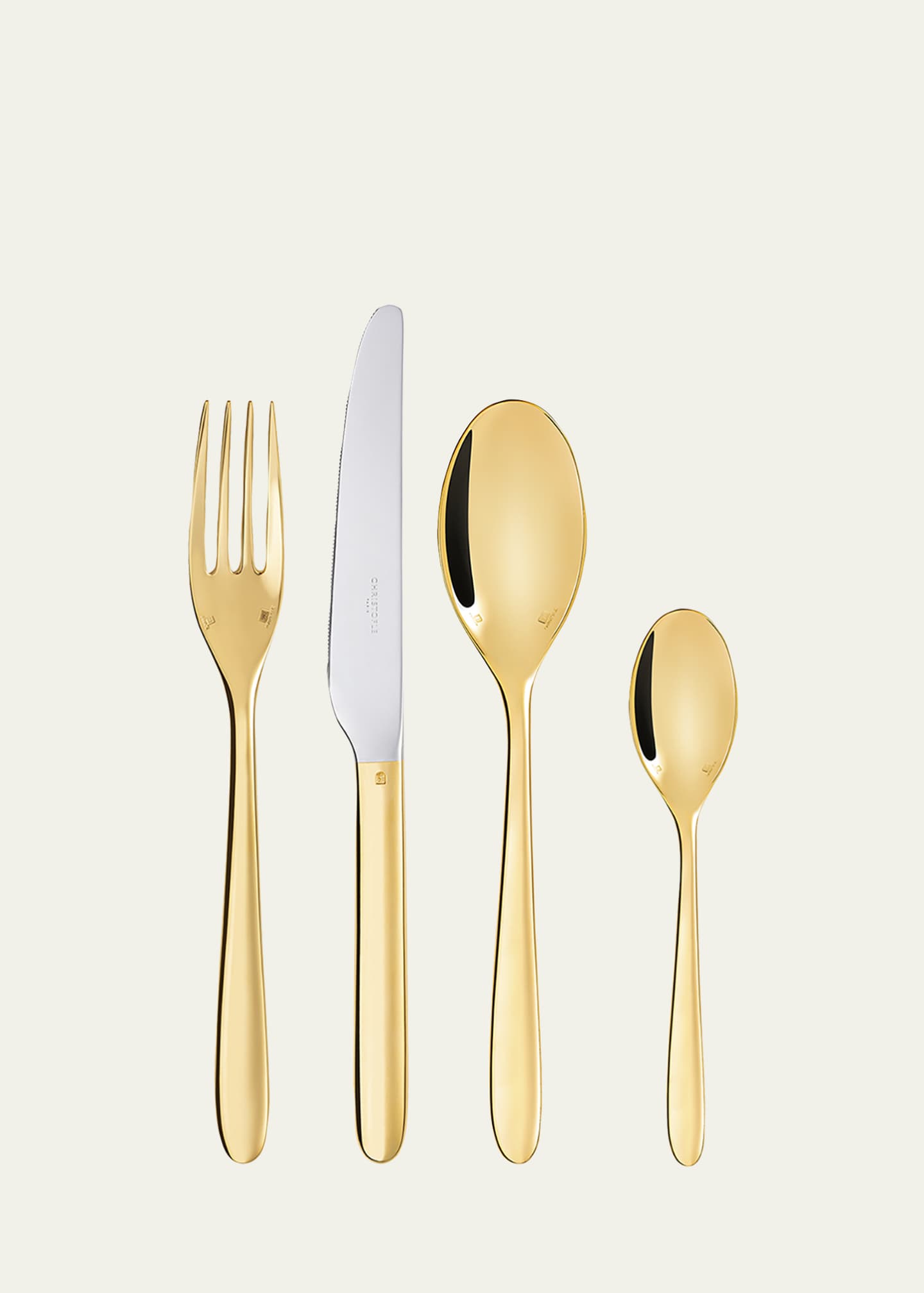 Christofle 24-Piece Gold Mood Flatware Service Image 2 of 4