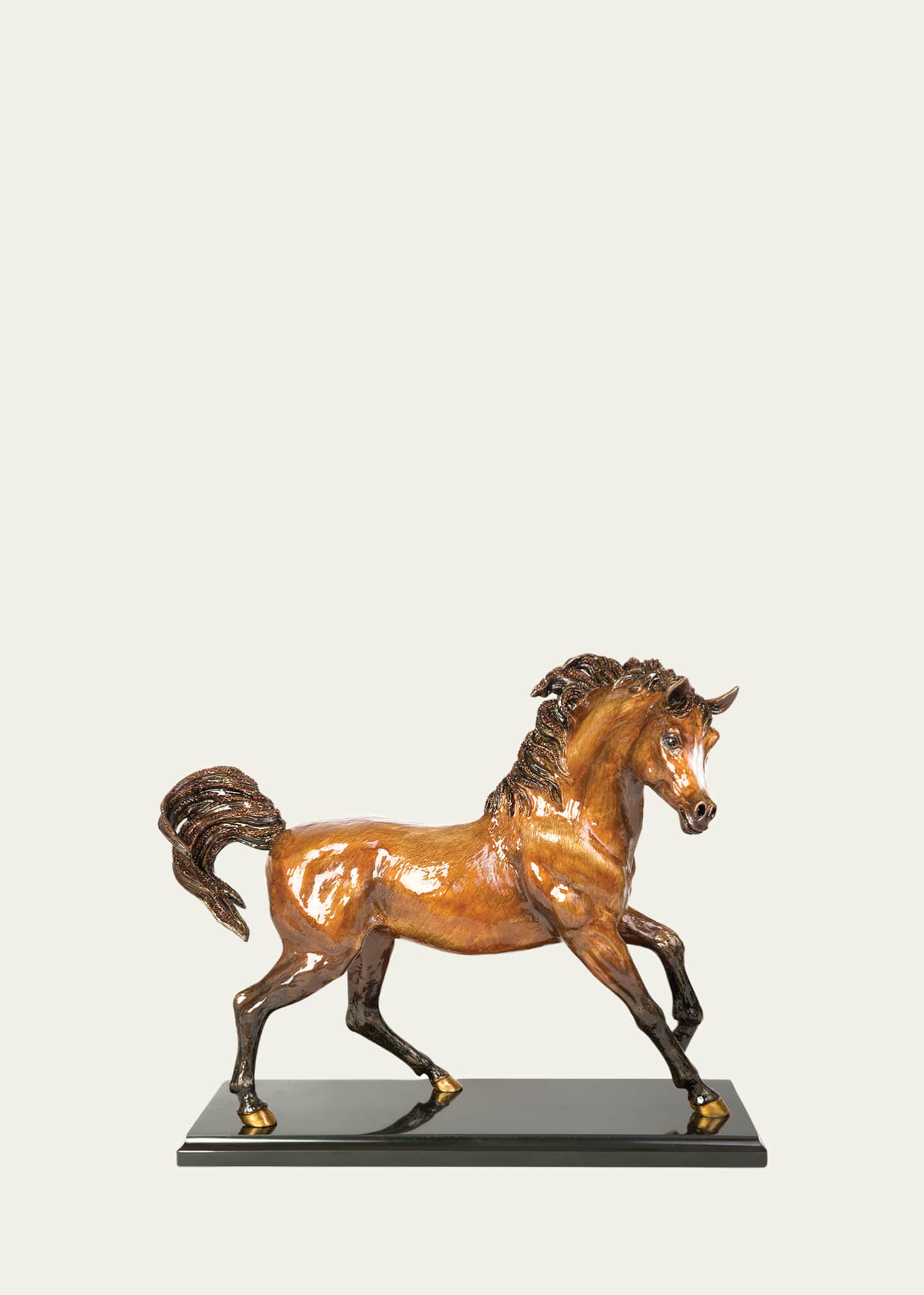 Jay Strongwater Ashab Arabian Horse Figurine