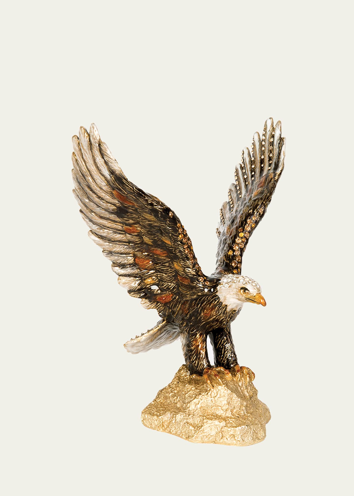 Jay Strongwater Lincoln Eagle Figurine