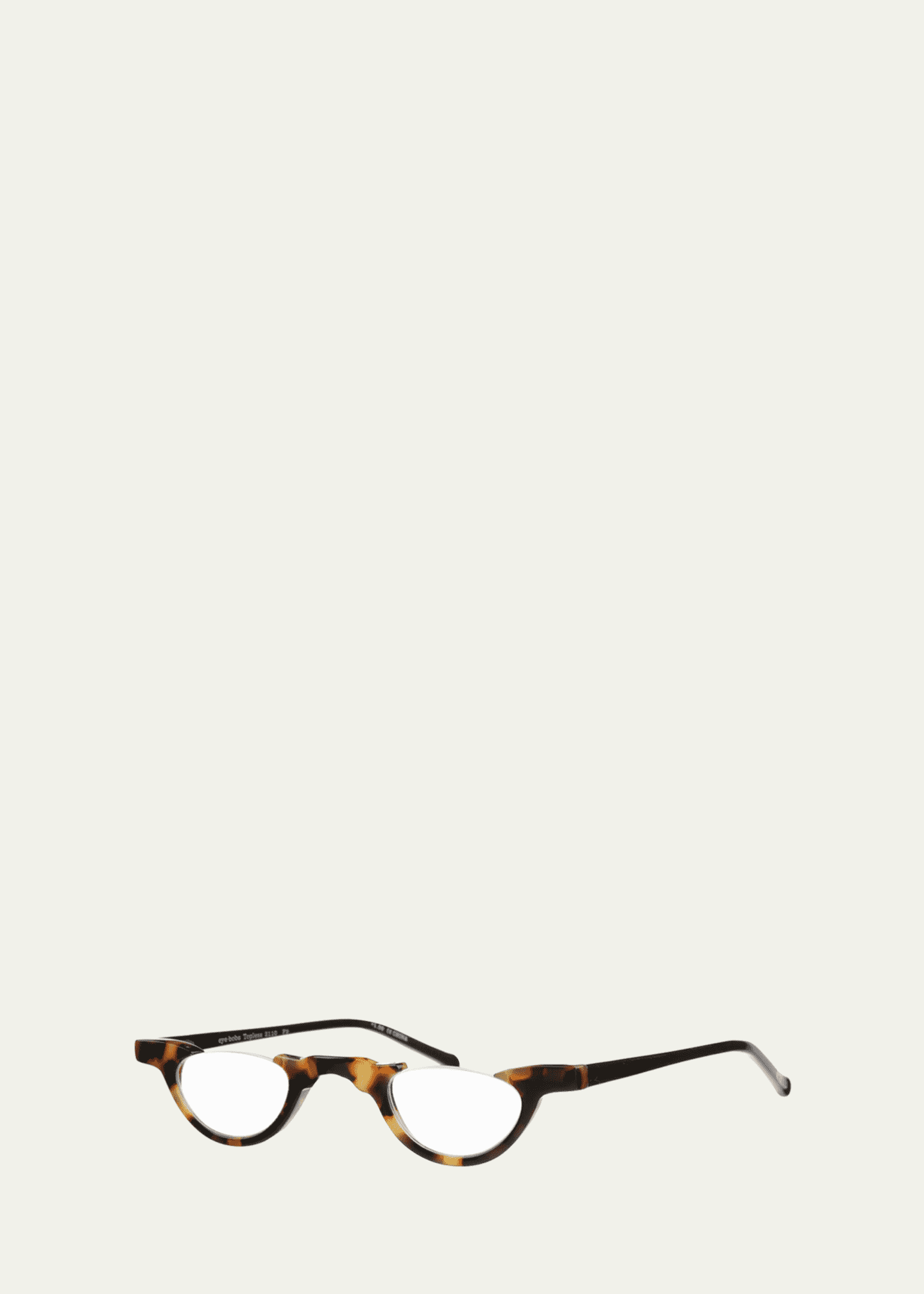 Eyebobs Topless Semi-Rimless Acetate Readers Image 2 of 2
