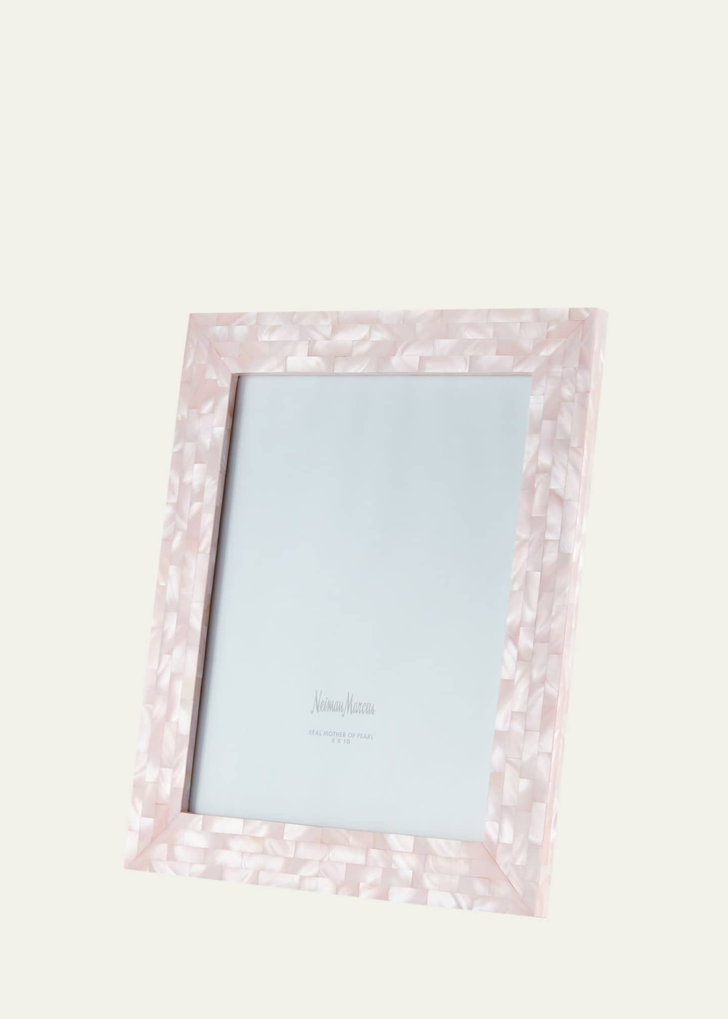 The Jws Collections Mother-of-Pearl Picture Frame, Pink, 8" x 10"
