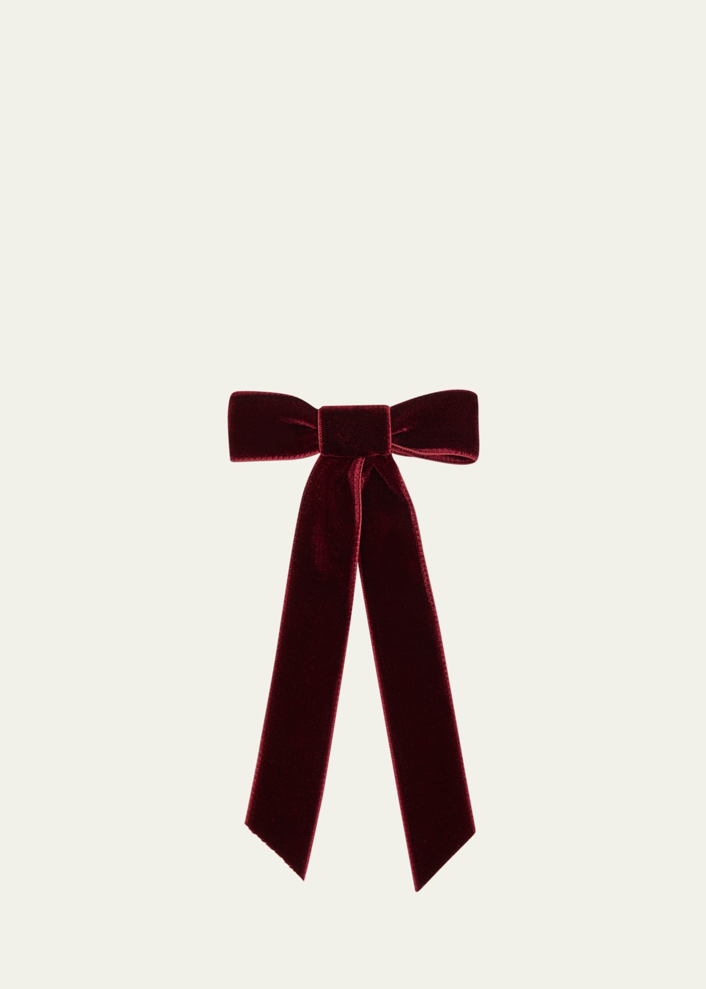 Jennifer Behr Velvet Bow Barrette Image 1 of 2