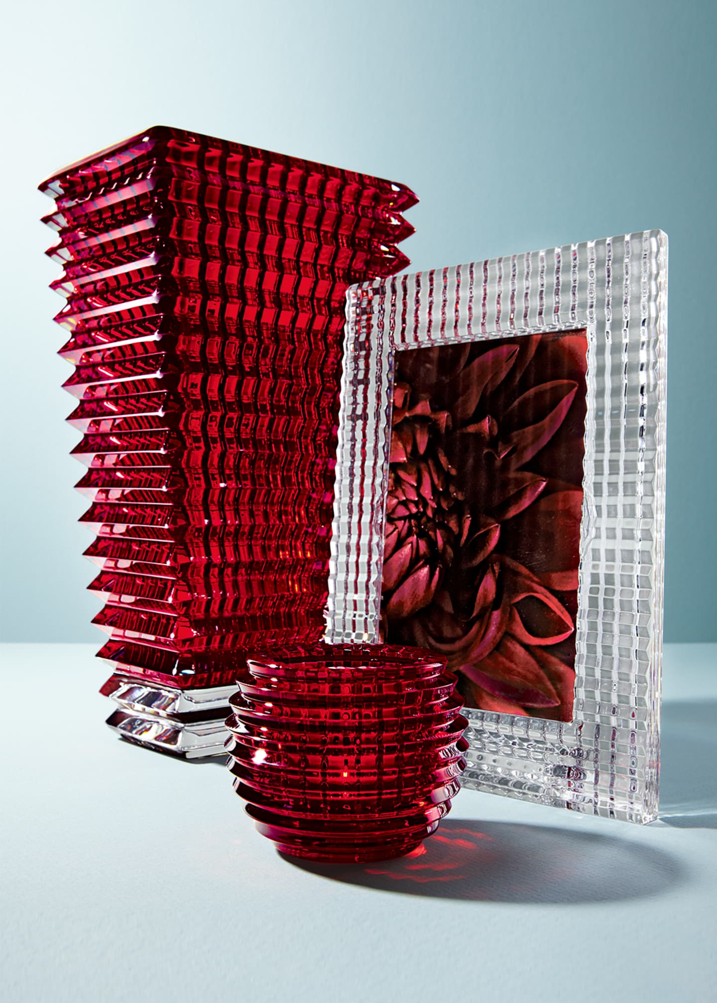 Baccarat Large Rectangular Eye Vase Image 2 of 2