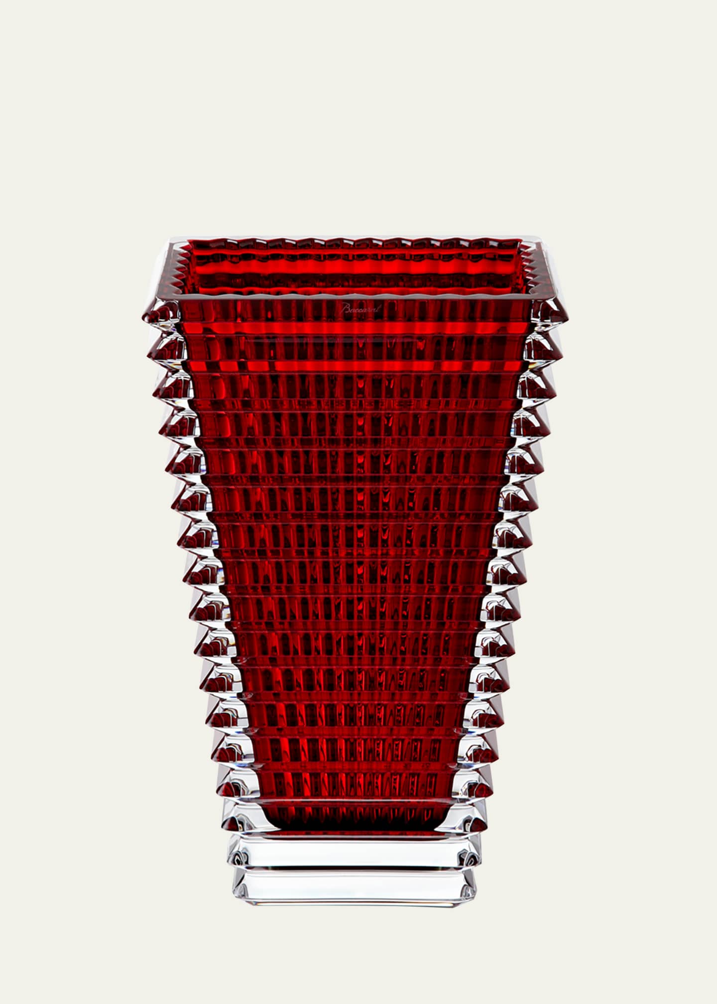 Baccarat Large Rectangular Eye Vase Image 1 of 2