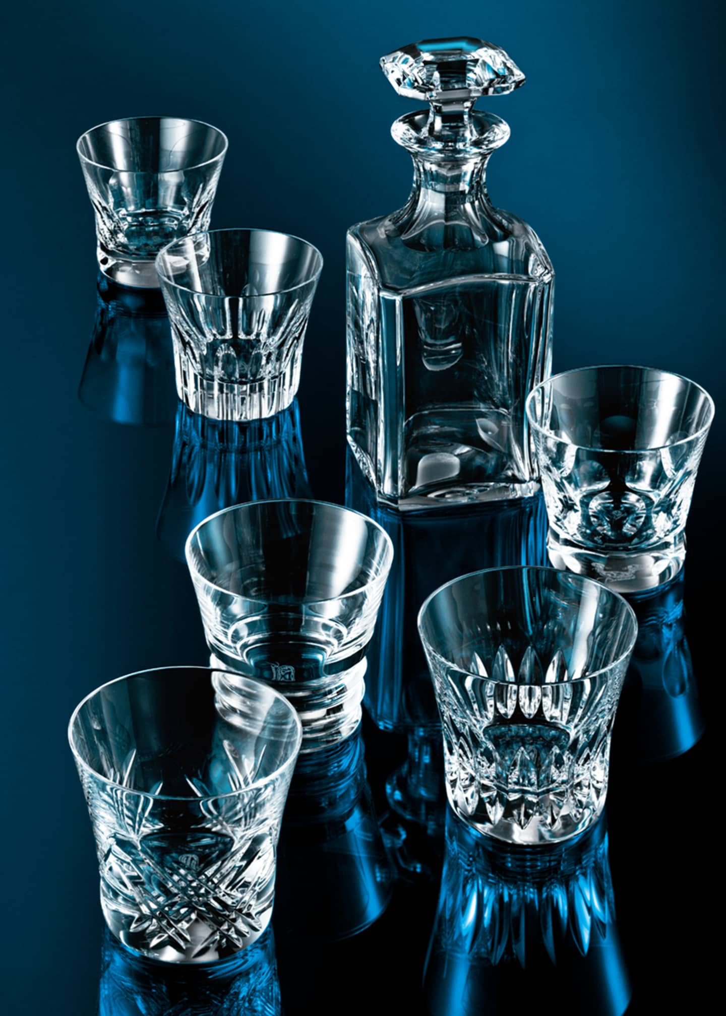 Baccarat Everyday Baccarat Assorted Old Fashion Tumblers, Set of 6 Image 6 of 6