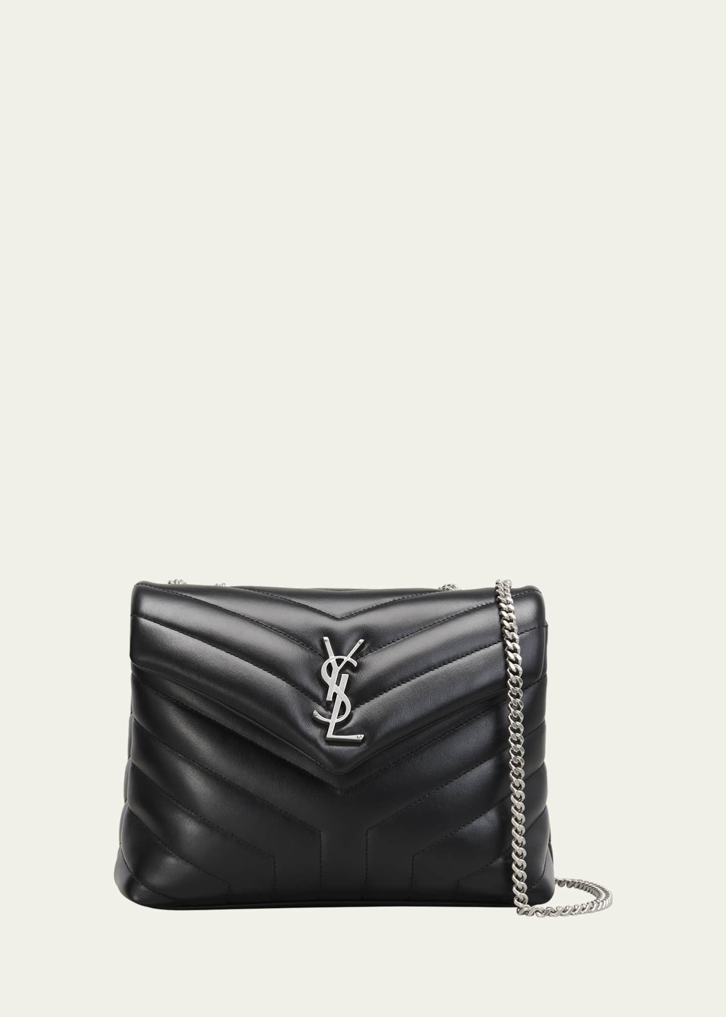 Saint Laurent Matelasse Calfskin Monogram LouLou Small Backpack