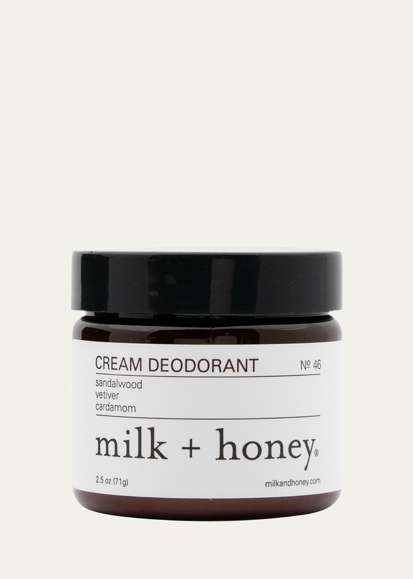 milk + honey No. 46 Cream Deodorant, 2.5 oz. Image 1 of 2